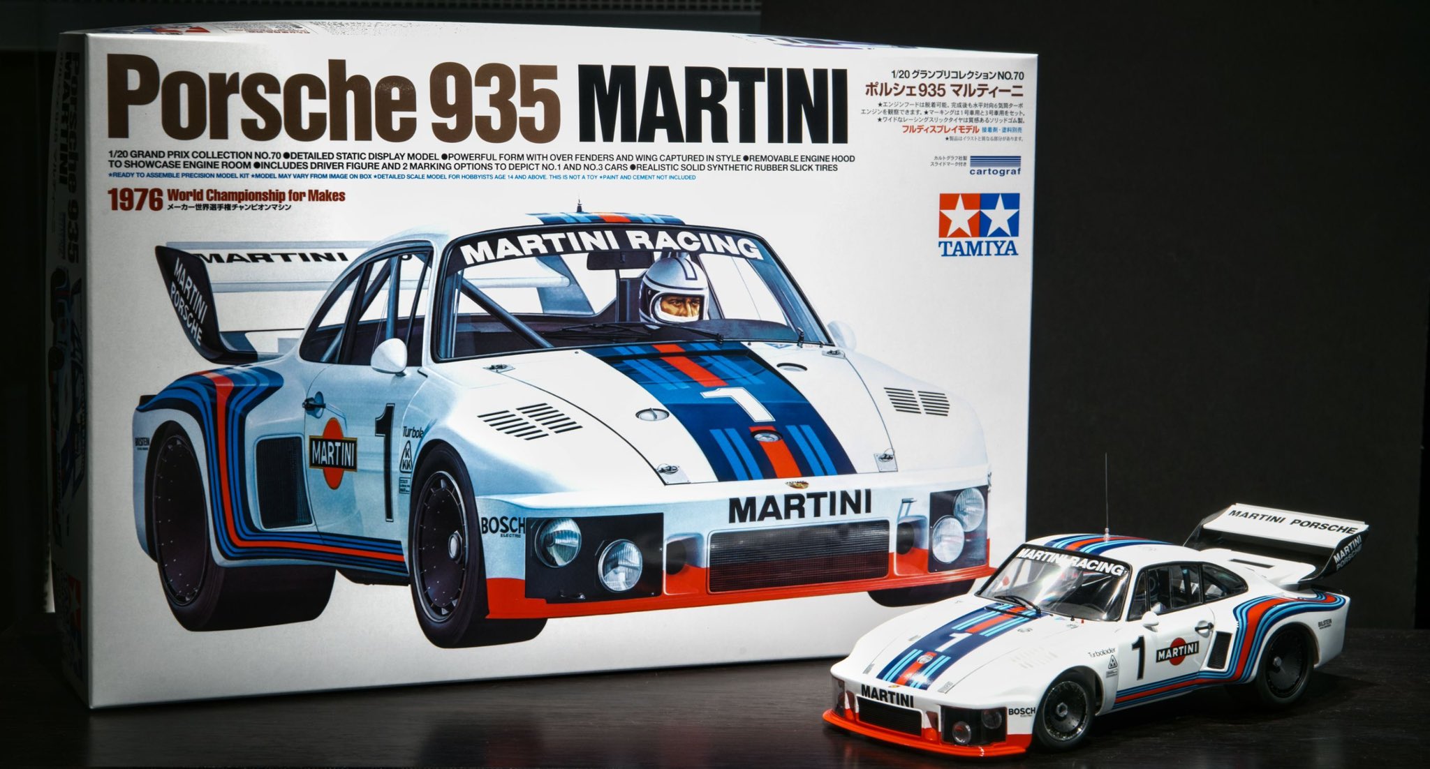 1/12 タミヤ ポルシェ 935 マルティニ＋オプションデカール付き 【公式