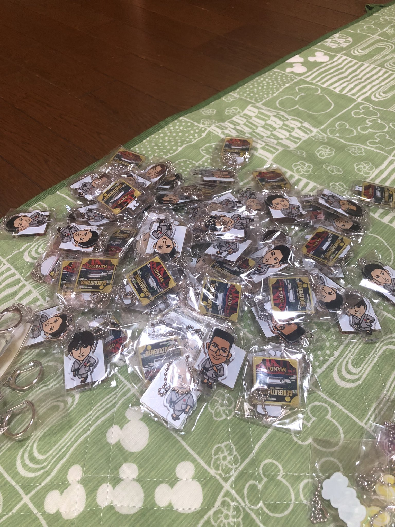 海沼流星 背景ありクリアチャーム まとめ売り