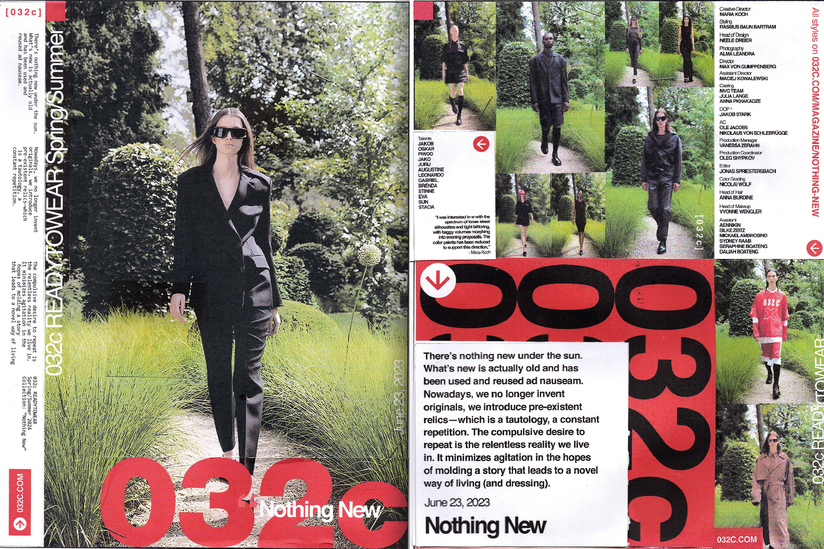 032c Summer 2023 Poster 032c Magazine - The Big Flat Now - Summer