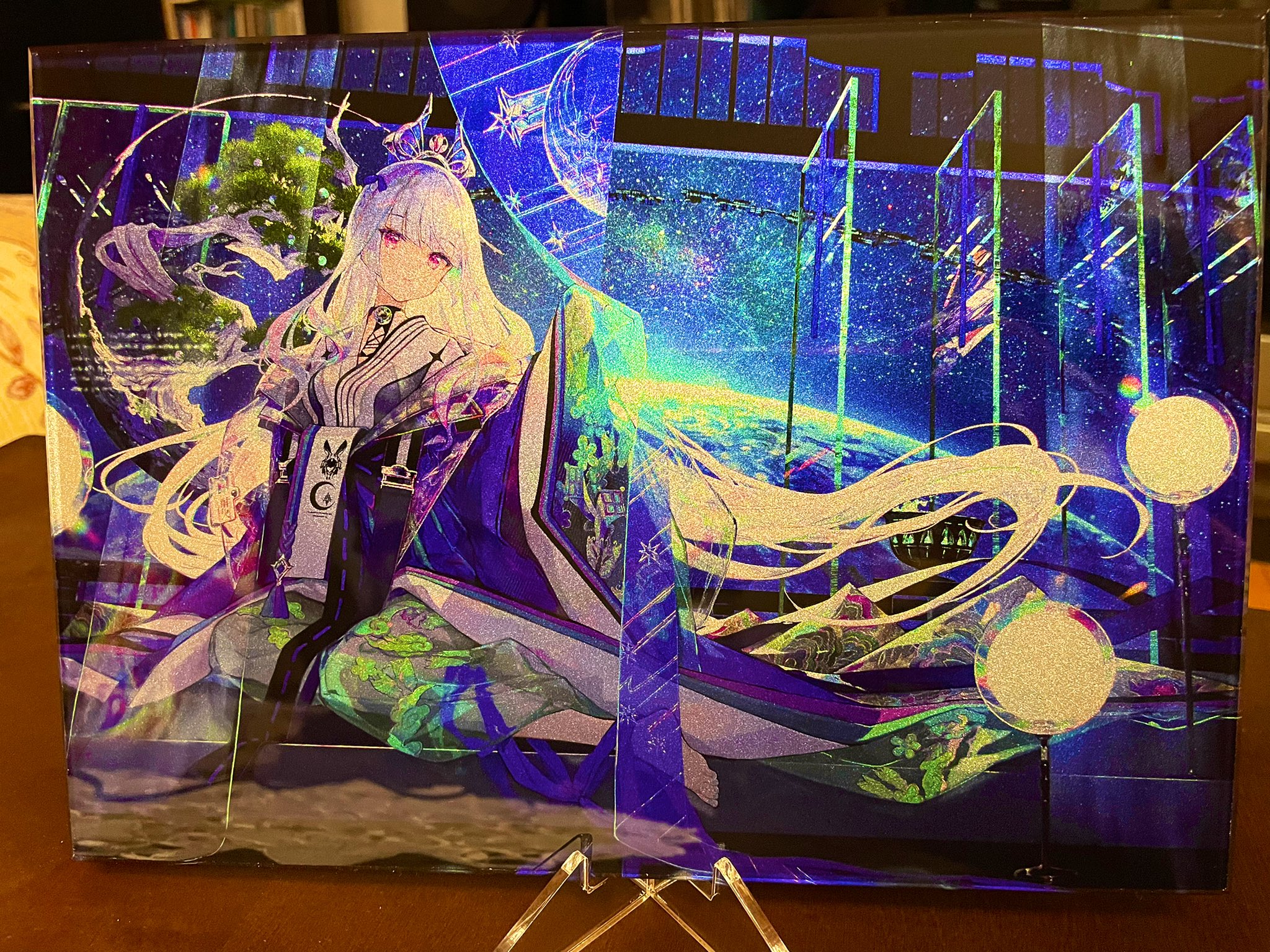 藤ちょこ 複製原画 絵師100人展11 かぐやひめ にじさんじ リゼ・ヘルエスタ