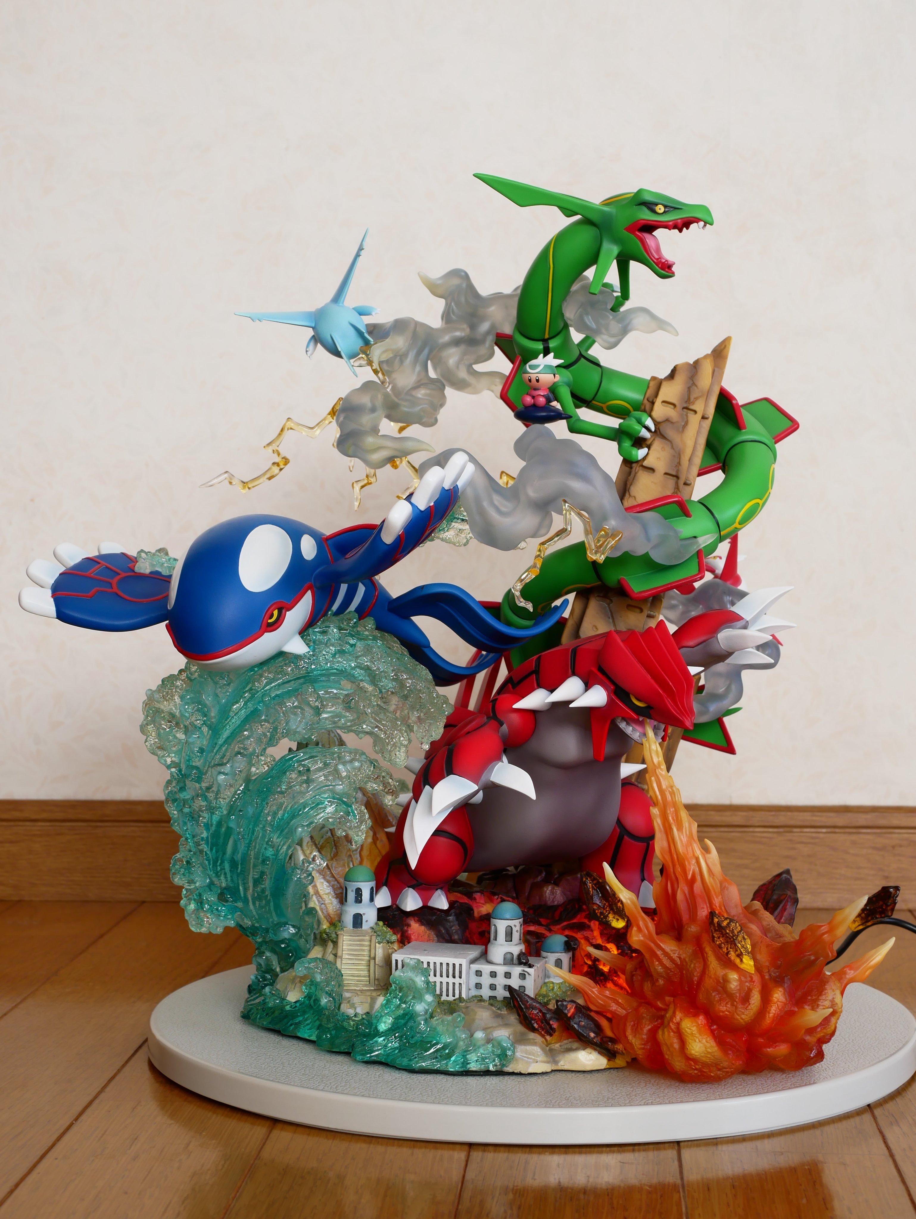 ポケモン レックウザ カイオーガ グラードン フィギュア 約35cm