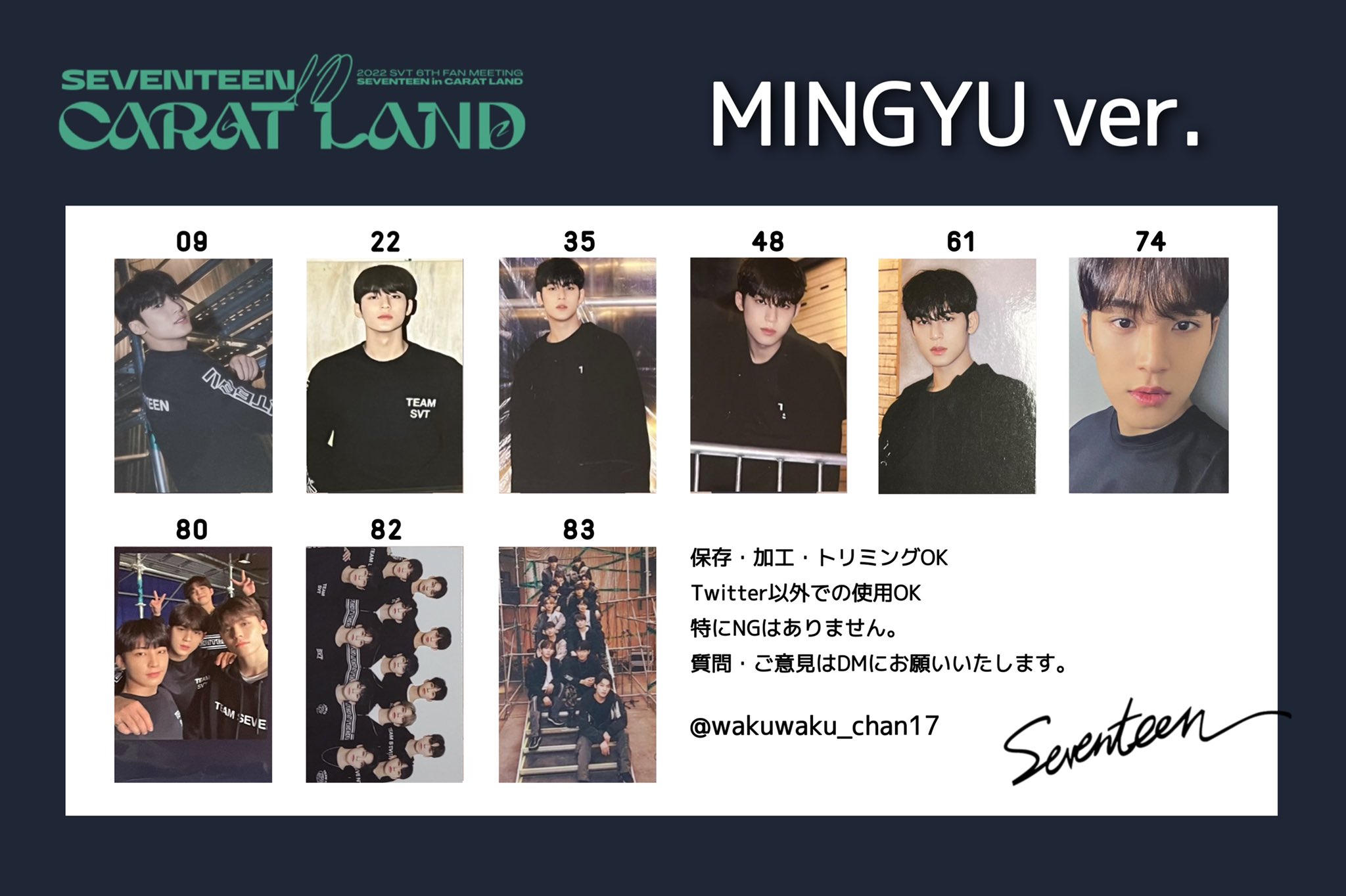 SEVENTEEN CARATLAND カラットランド トレカ コンプ ケレン SEVENTEEN