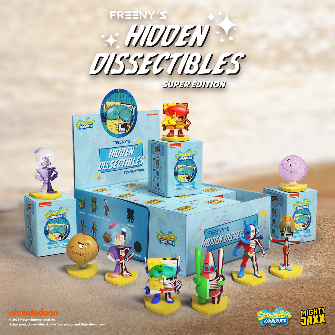 Mighty Jaxx スポンジボブ スーパーエディション 半解剖 フィギュア