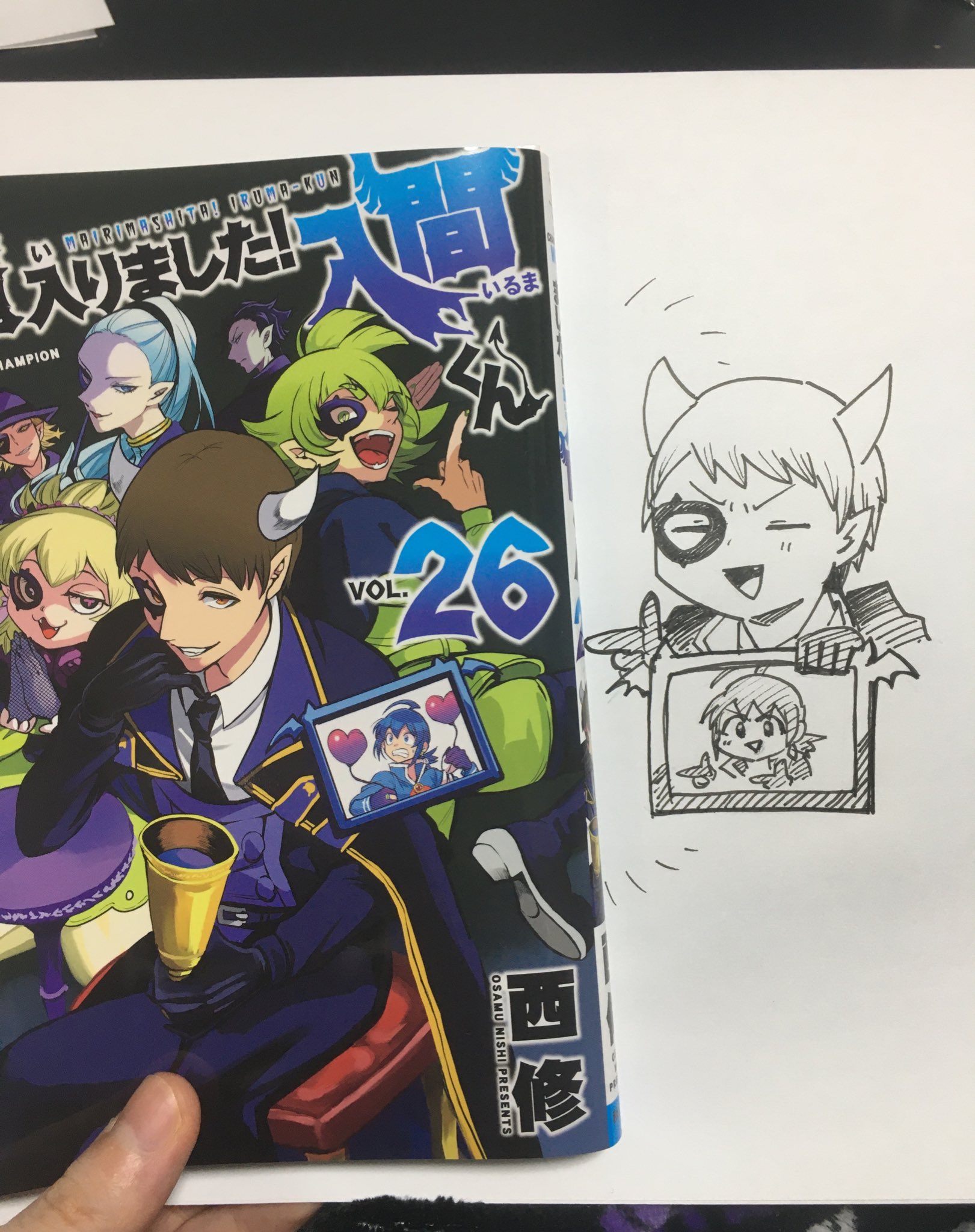 魔入りました！入間くん1~34巻、イラストカード 魔入りました！