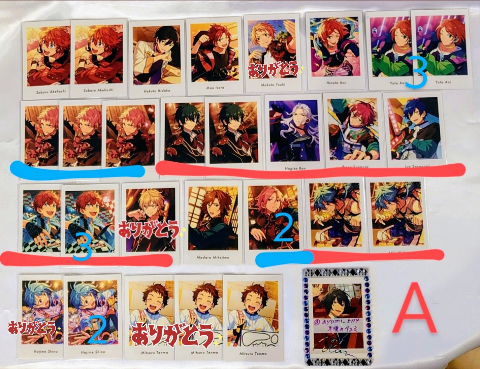 あんスタ 嵐 ぱしゃこれ 中国 星動 3周年 4周年 5周年 美味 冬日