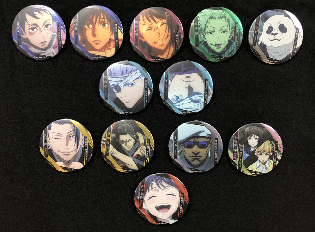 呪術廻戦 名場面缶バッジ 五条悟 五条悟 呪術廻戦0 名