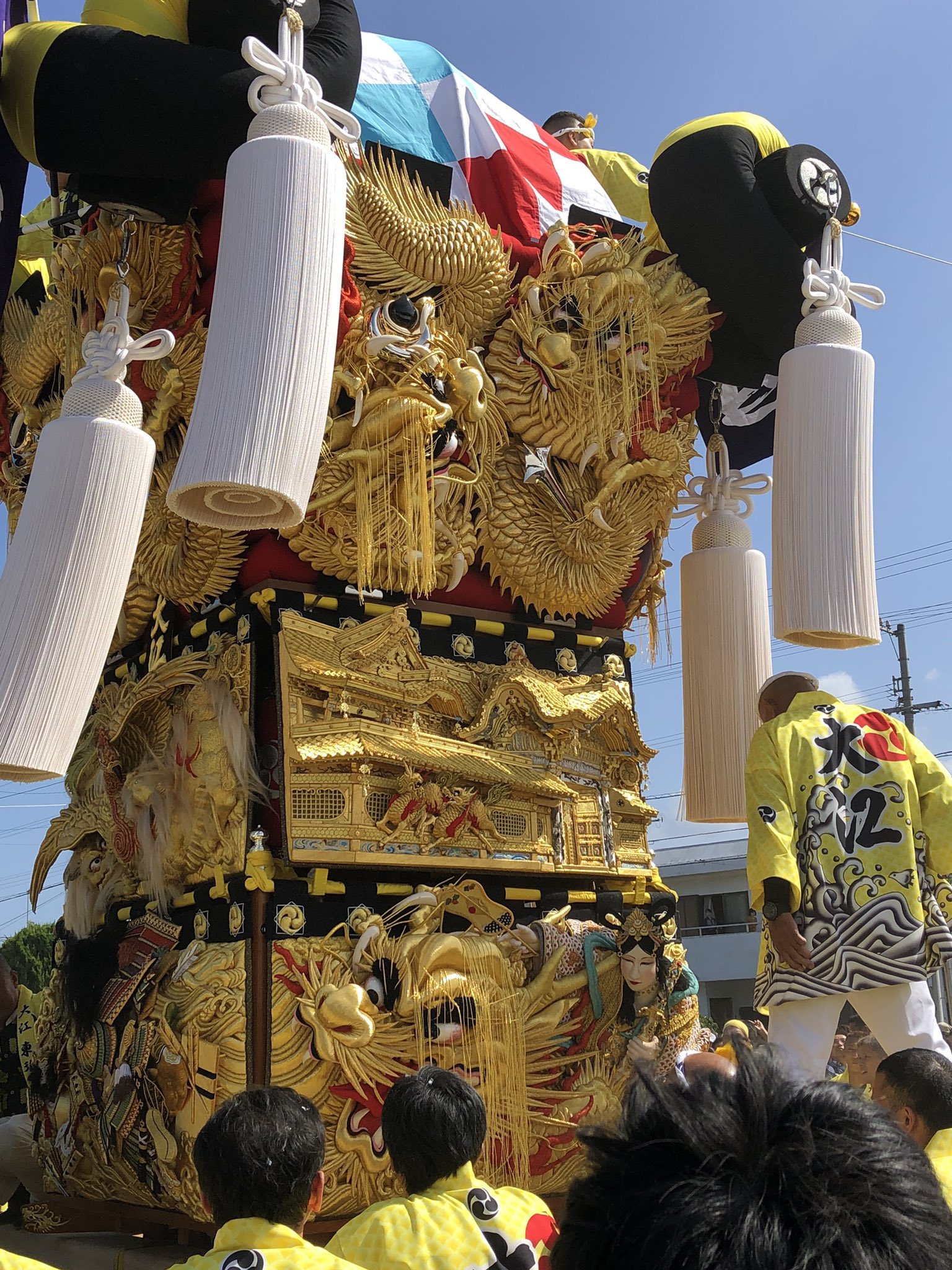 新居浜太鼓祭り 大江太鼓台 法被【先代品】