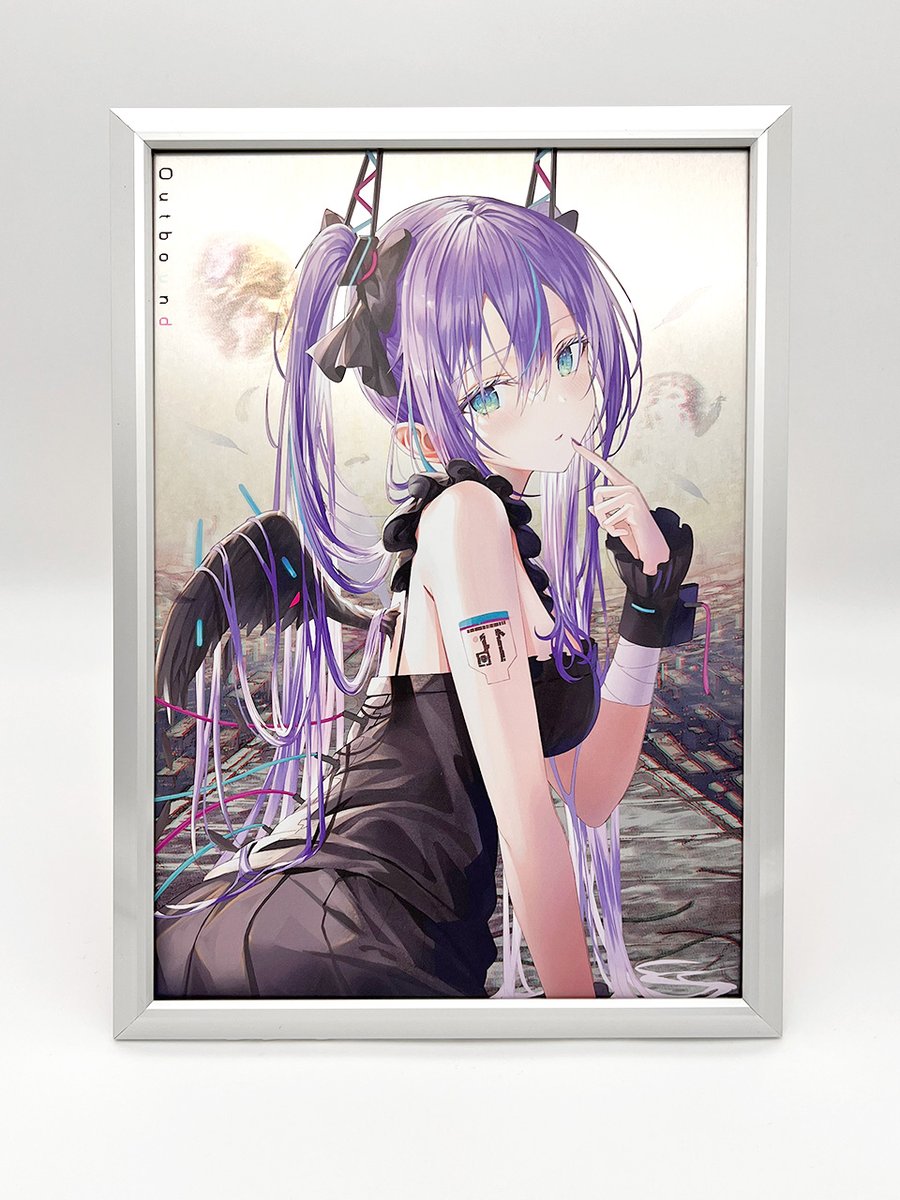 絵師100人展 12 グッズ紹介】 こちらは「メタルアートプレート」！金属