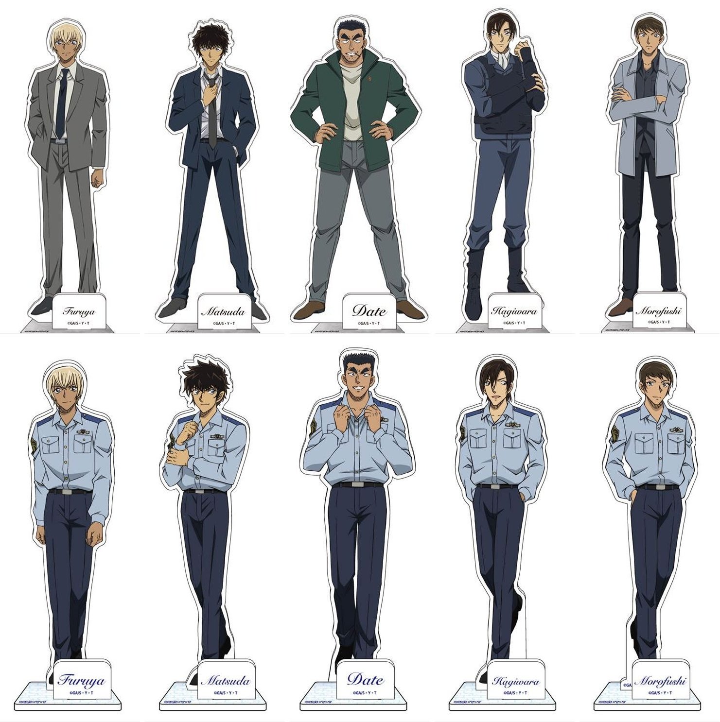 名探偵コナン キャラデザインシャツ 松田陣平 中古衣類 松田陣平