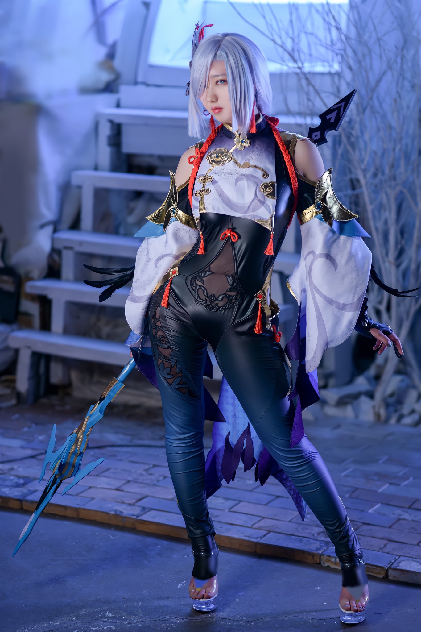 原神げんしん 申鶴(しんかく) 喵屋小铺製 コスプレ衣装 高級 申鶴 原神