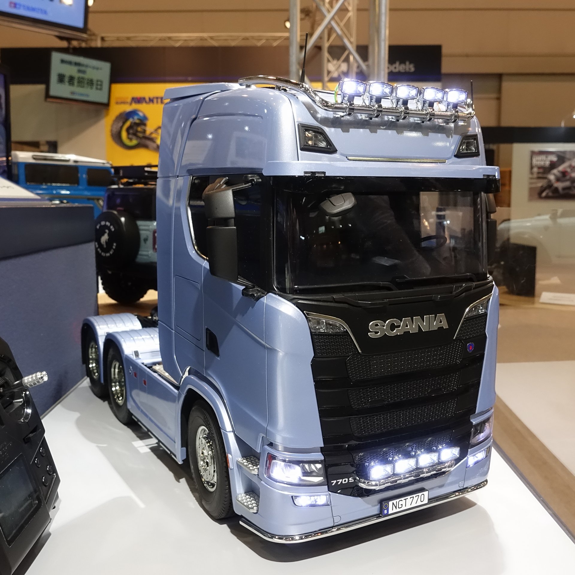 タミヤ 1/14 スカニア原木運搬フルトレーラー仕様 フルオペ TAMIYA 1