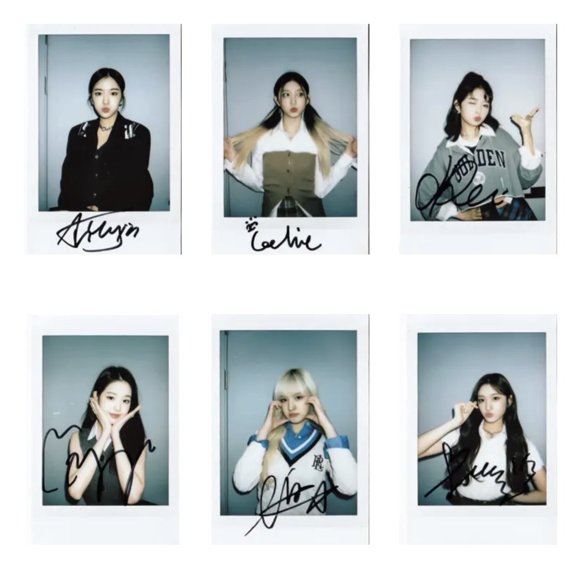 IVE LOVE DIVE コンカ 直筆 サイン入り チェキ ポラロイド ガウル IVE