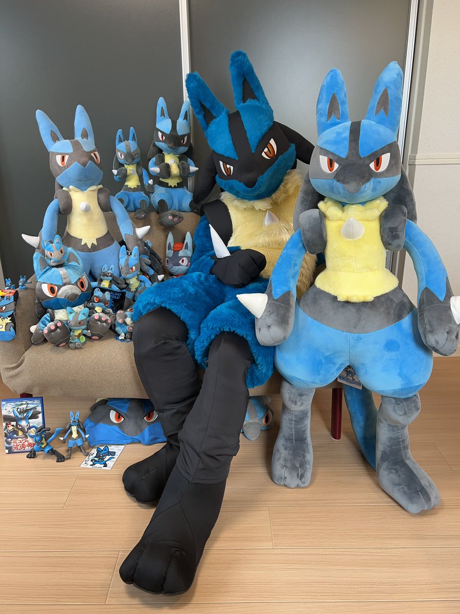ルカリオ 等身大 ぬいぐるみ ポケモン