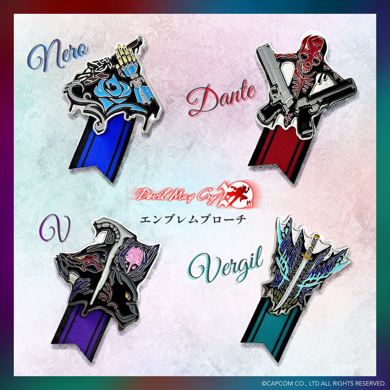 デビルメイクライ ダンテ ネロ V バージル ストールクリップ カプコン