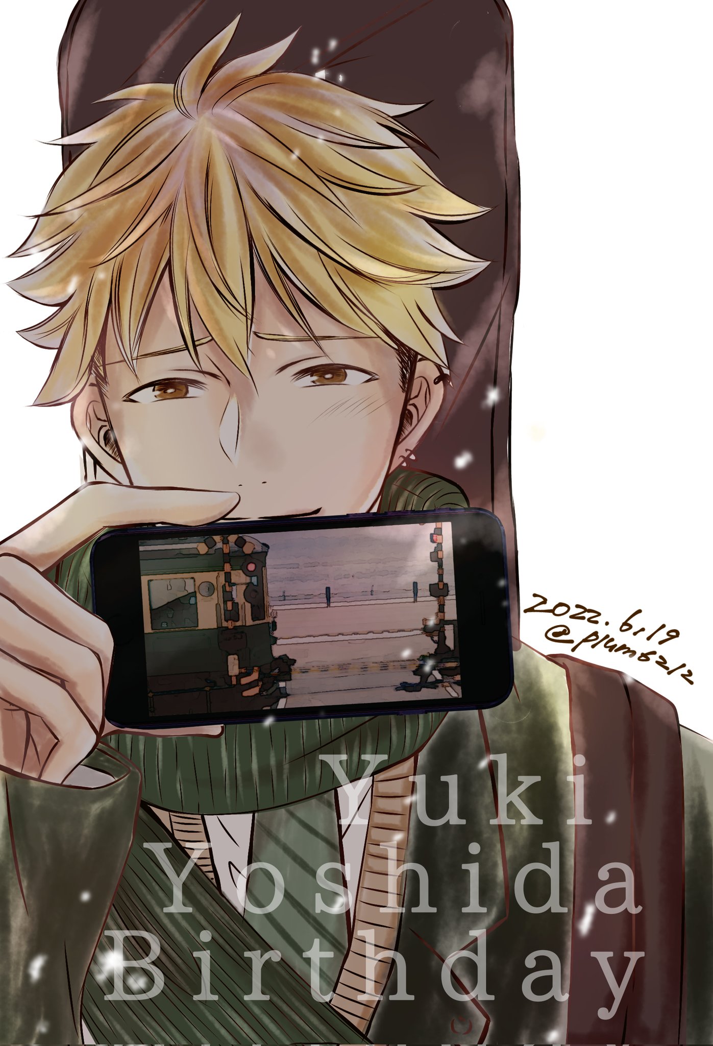 ギヴン イラスト展 缶バッジ 由紀 ギヴン】吉田由紀 イラスト展 缶