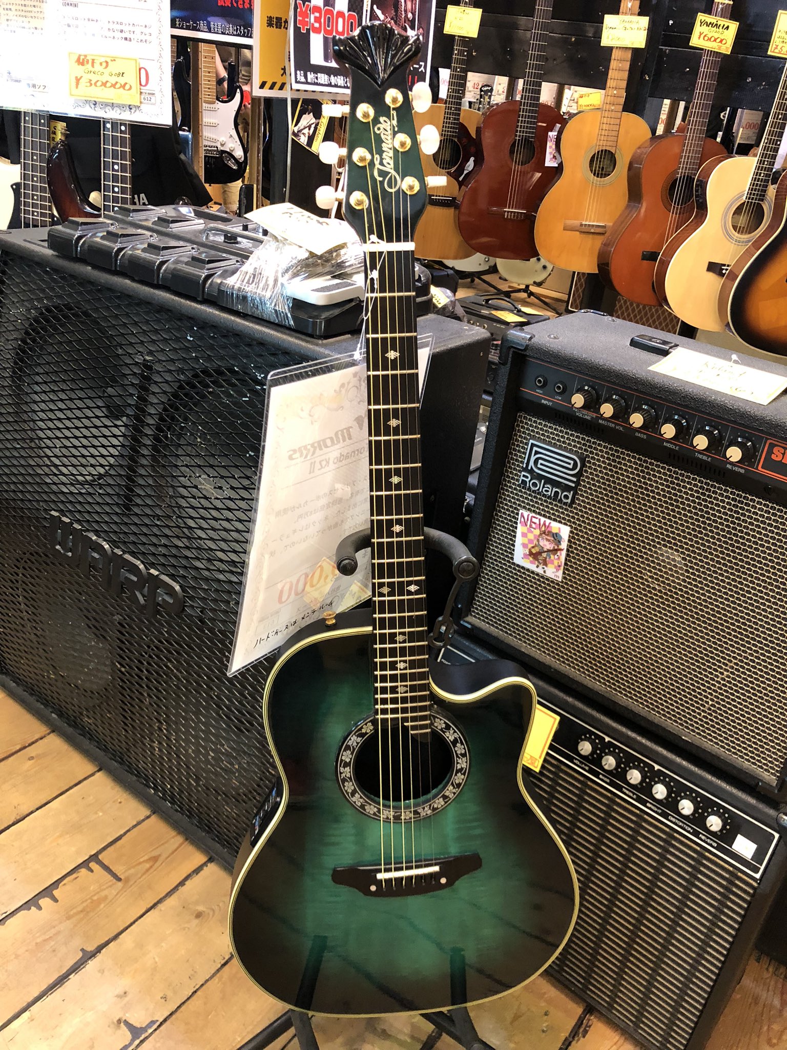 Tornado by Morris トルネード/モーリス エレアコ アコースティック