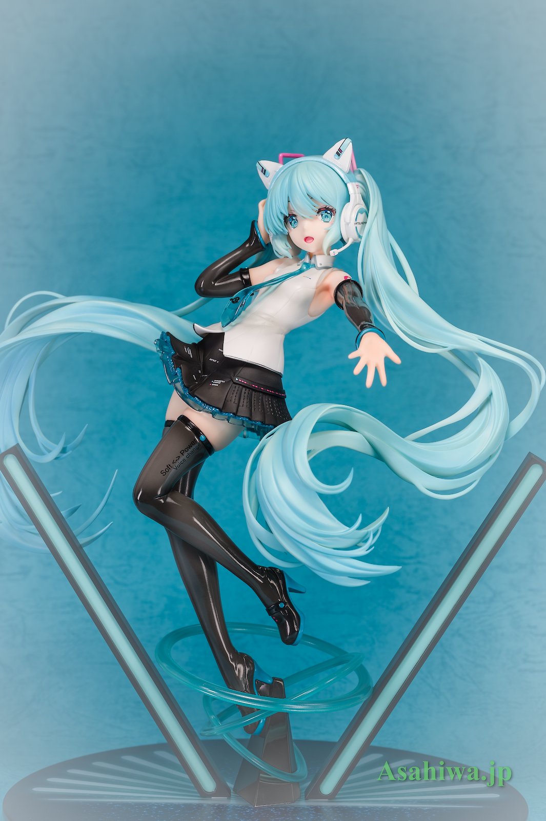 YOWU 妖舞 初音ミク コラボ 猫耳ヘッドホン Bluetooth 初音*ミク YOWU