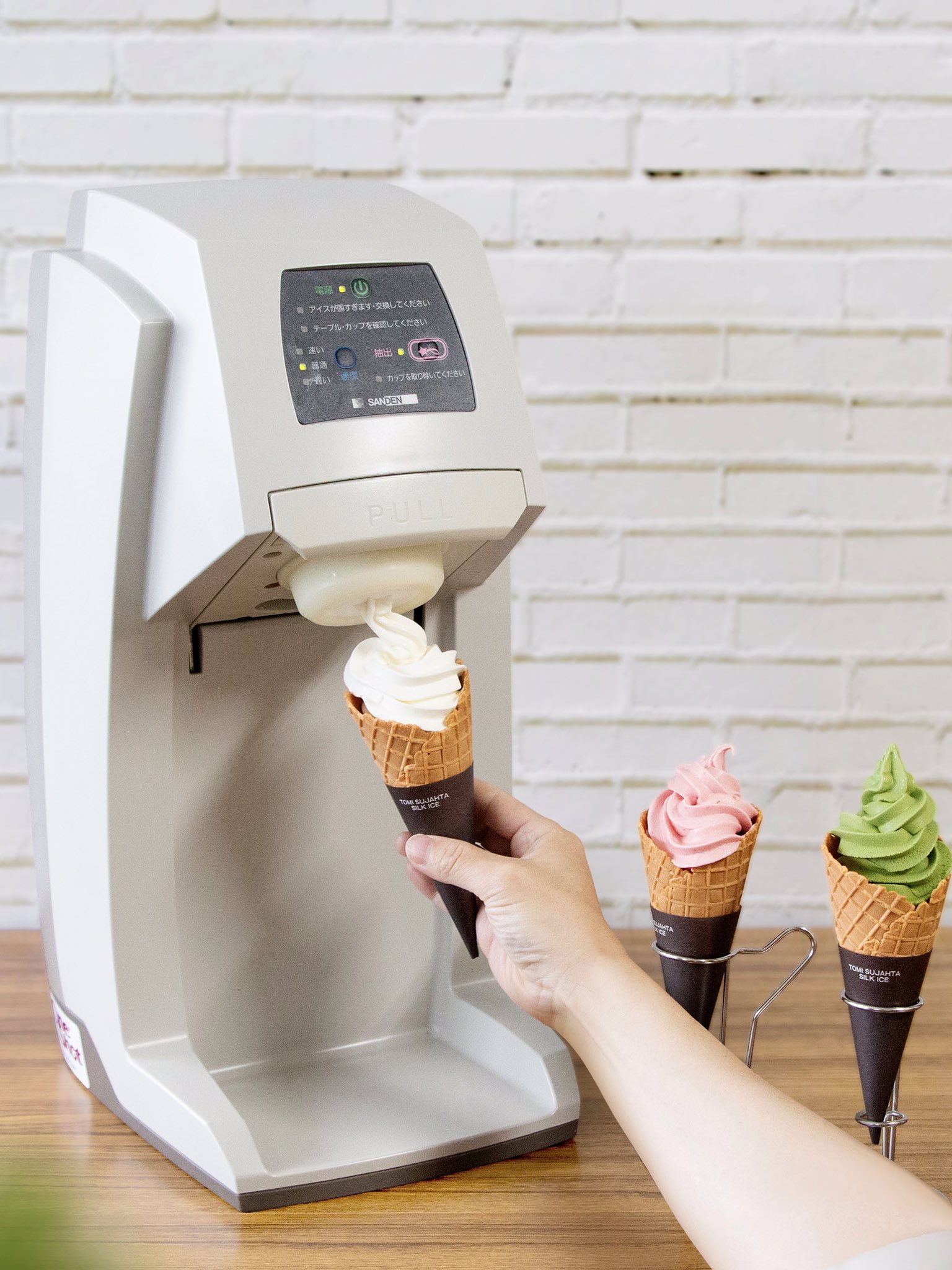 2017年製□サンデン アイス抽出機 ワンショット CIM-10A□ソフトマシン