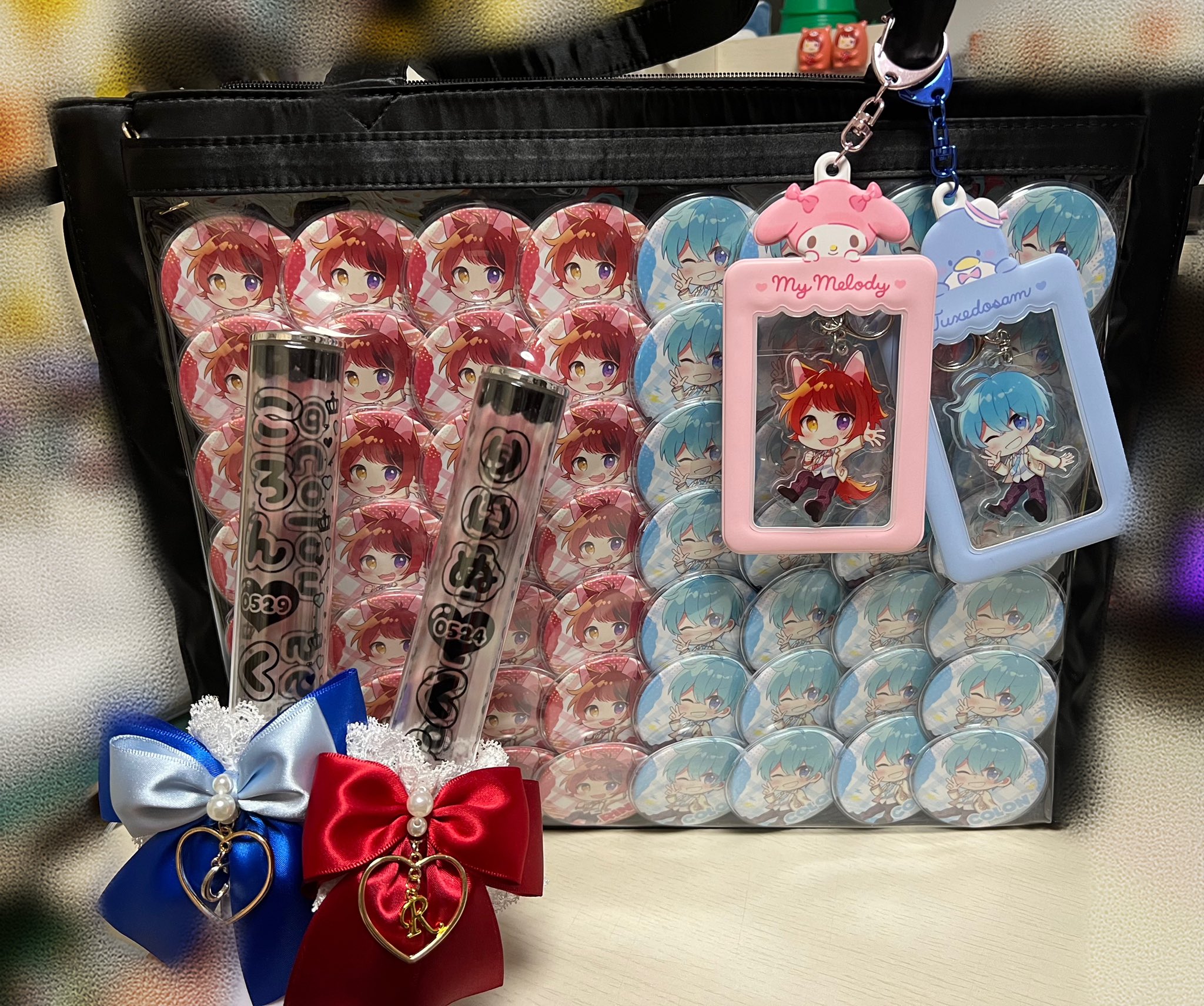 すとぷり 莉犬くん アクキー痛バ ポーチ 2022 newyear デフォ 莉犬くん