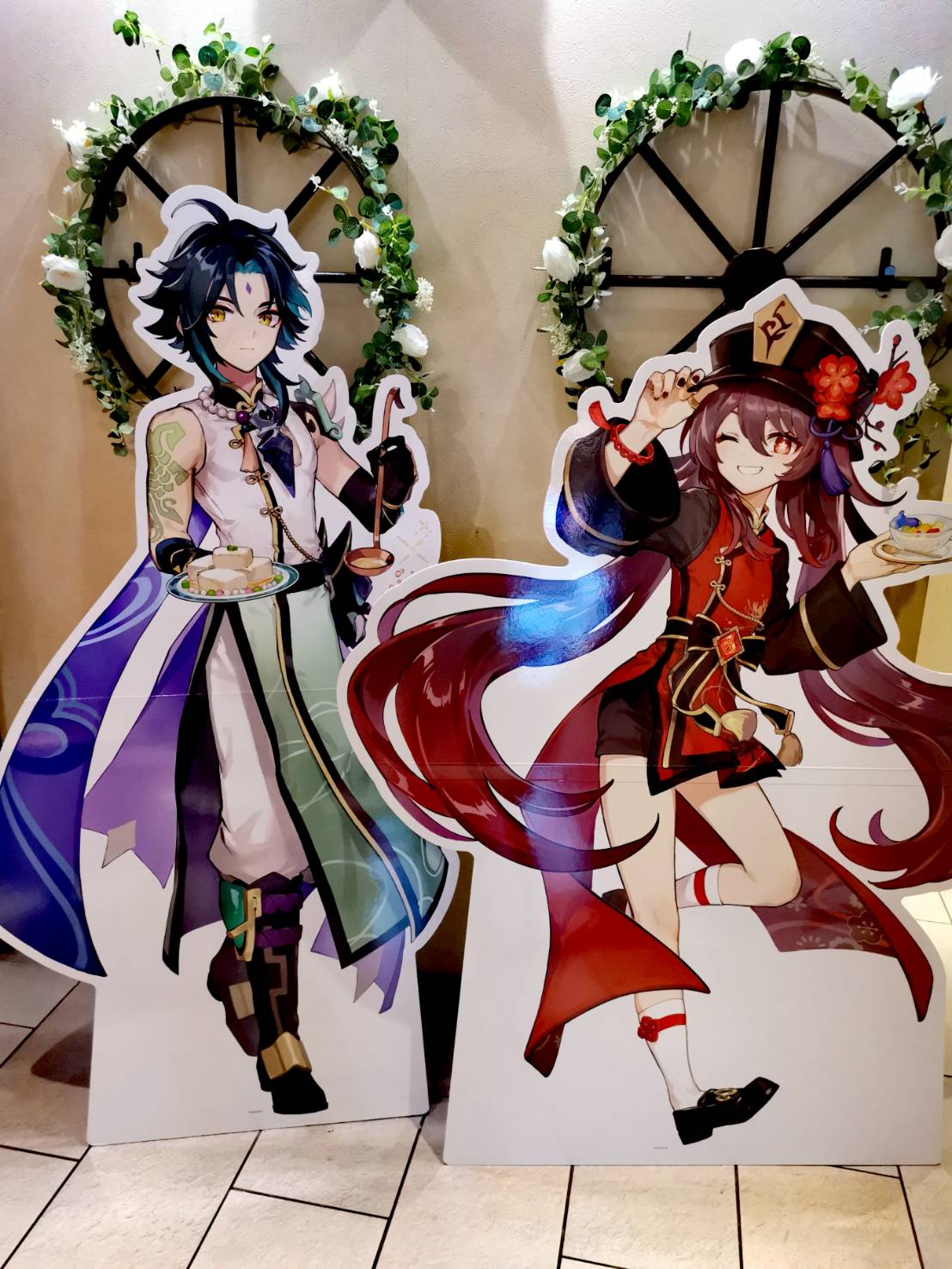 原神 スイパラ 缶バッジ スイーツパラダイス 胡桃 鍾離 原神 スイパラ