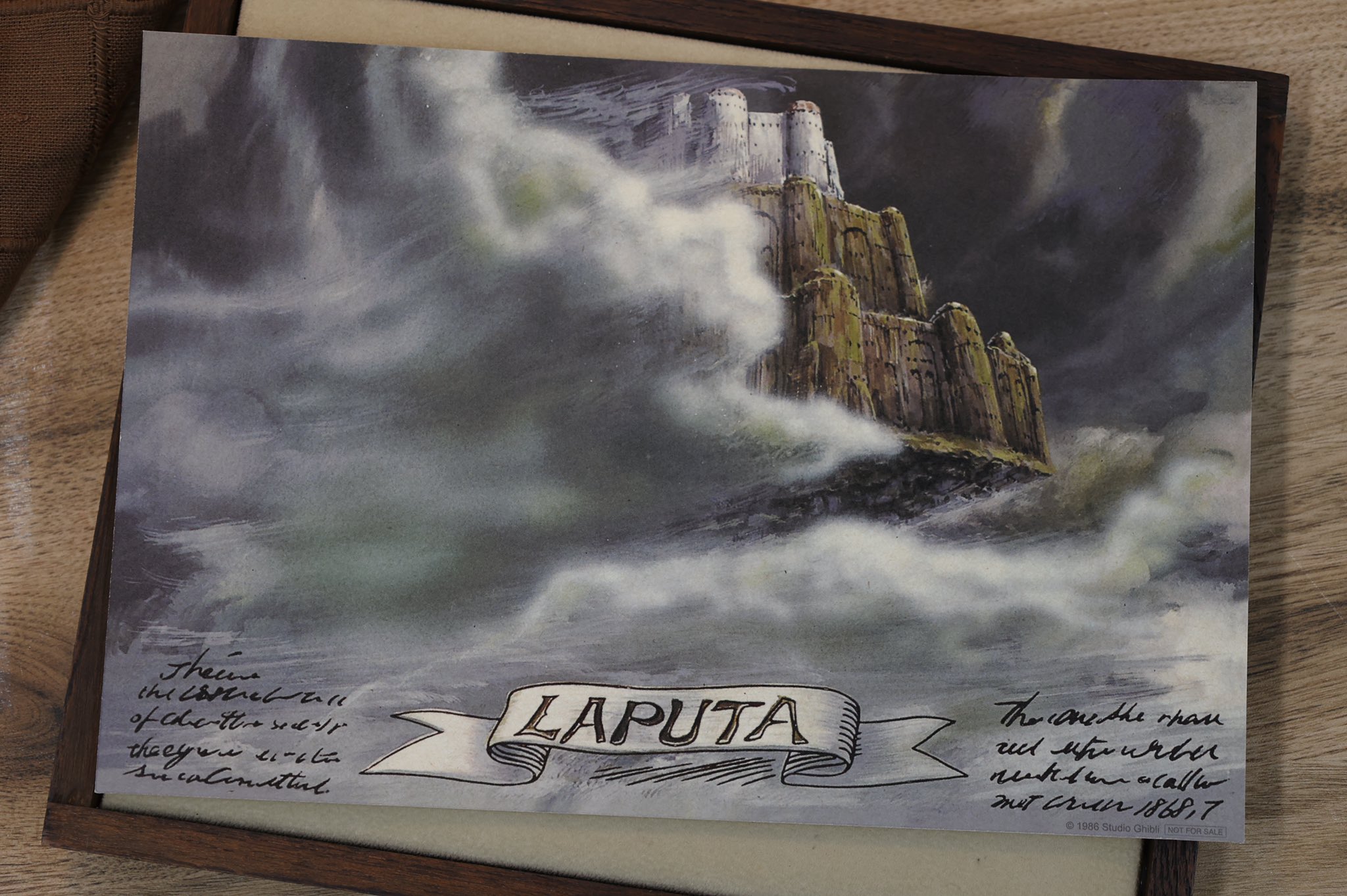 天空の城ラピュタ35周年記念ミニポスターミラーセット新品