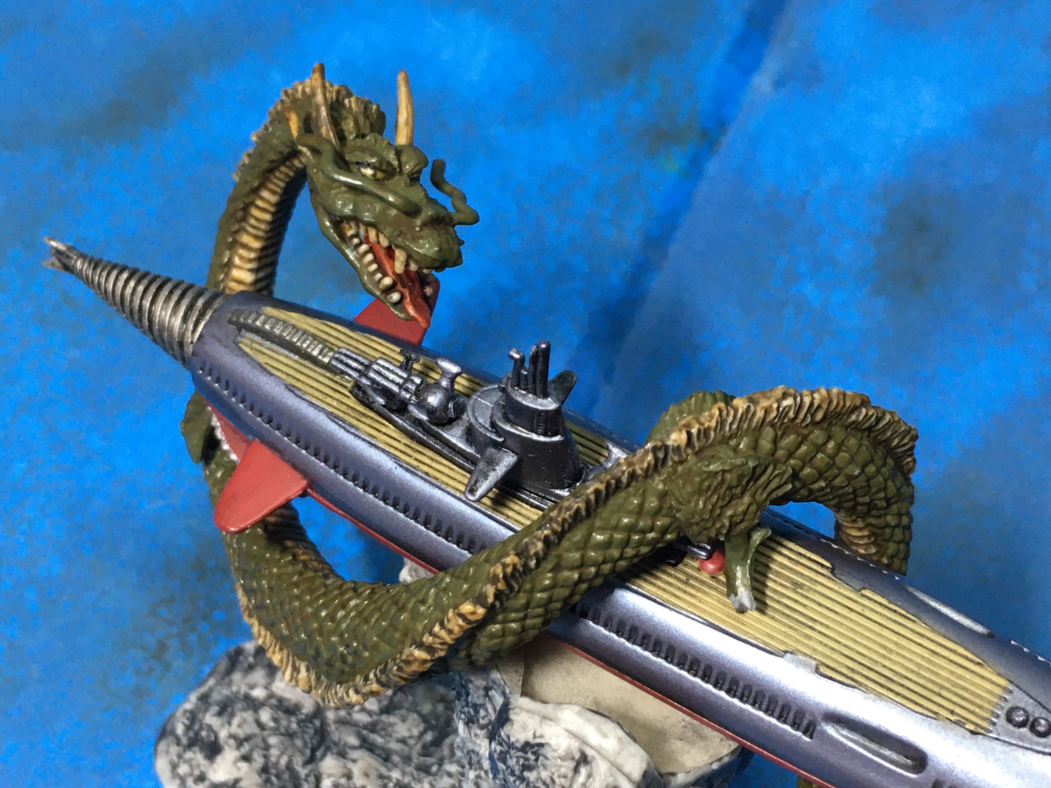 M1号 マンダ 蓄光塗装版 世紀の大怪獣 東宝 特撮 海底軍艦 轟天号