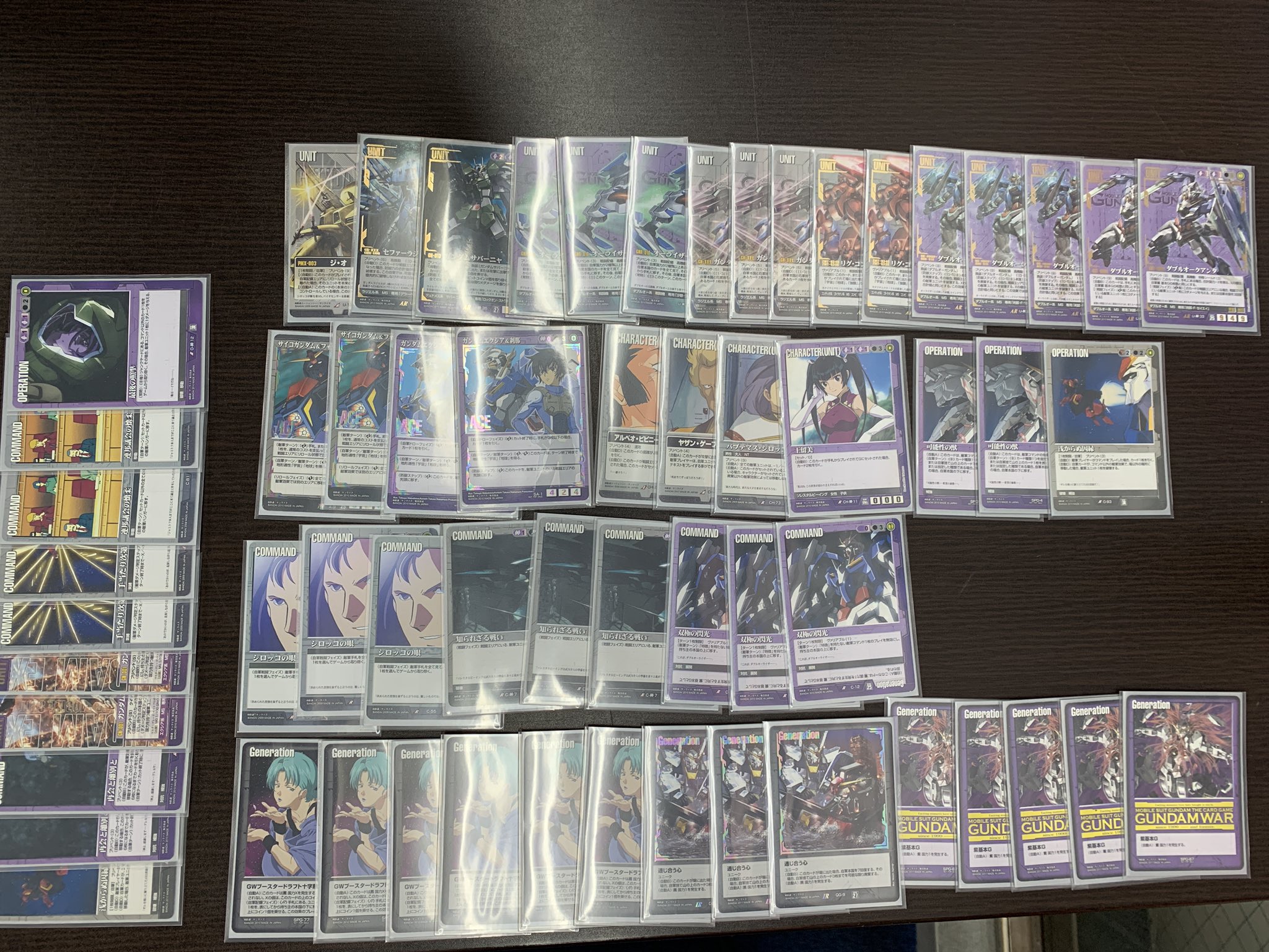 ガンダムウォー ラジエルデッキパーツ ガンダムウォー ラジエルデッキ