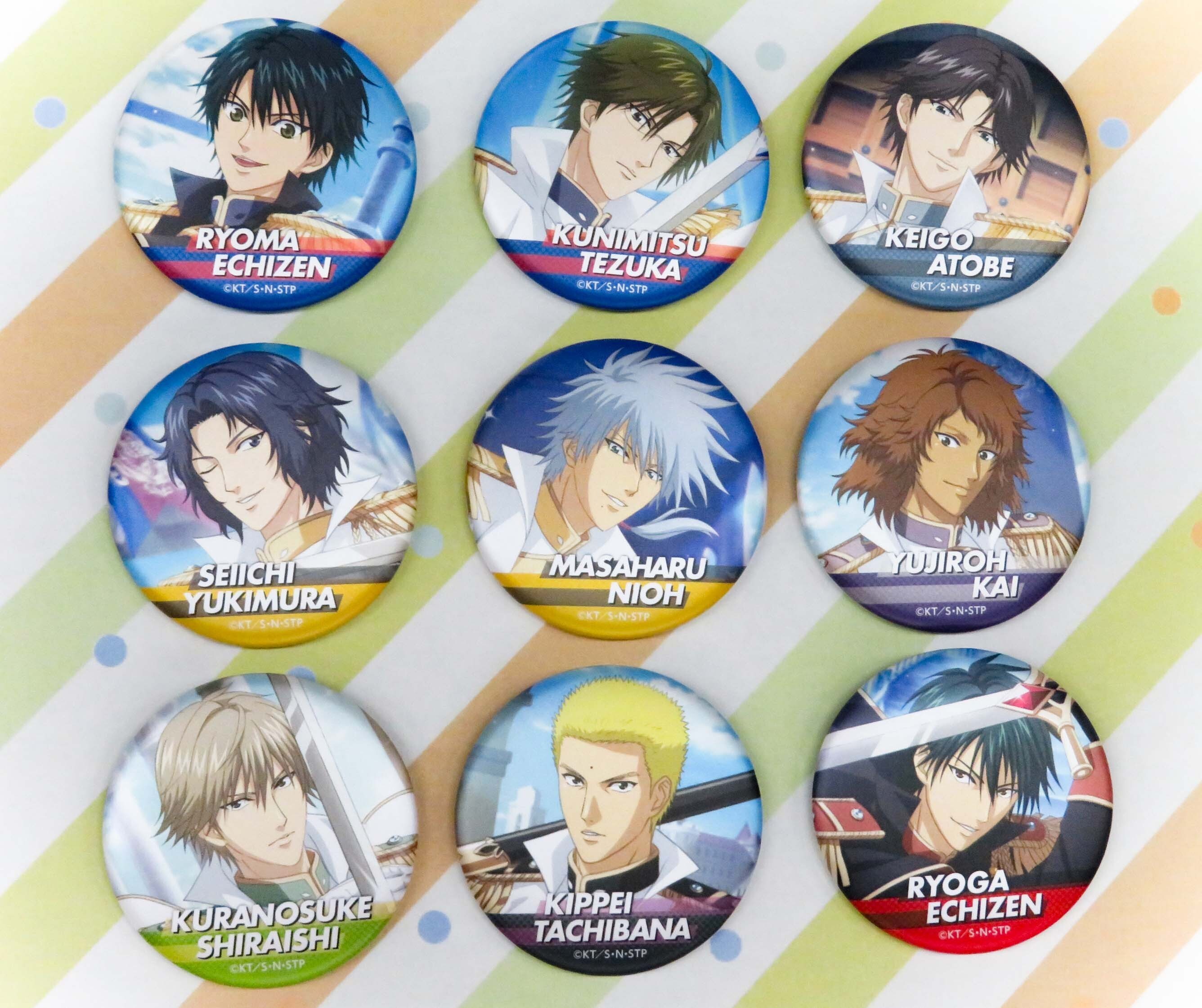 新テニスの王子様 RisingBeatトレーディングホログラム缶バッジvol.7