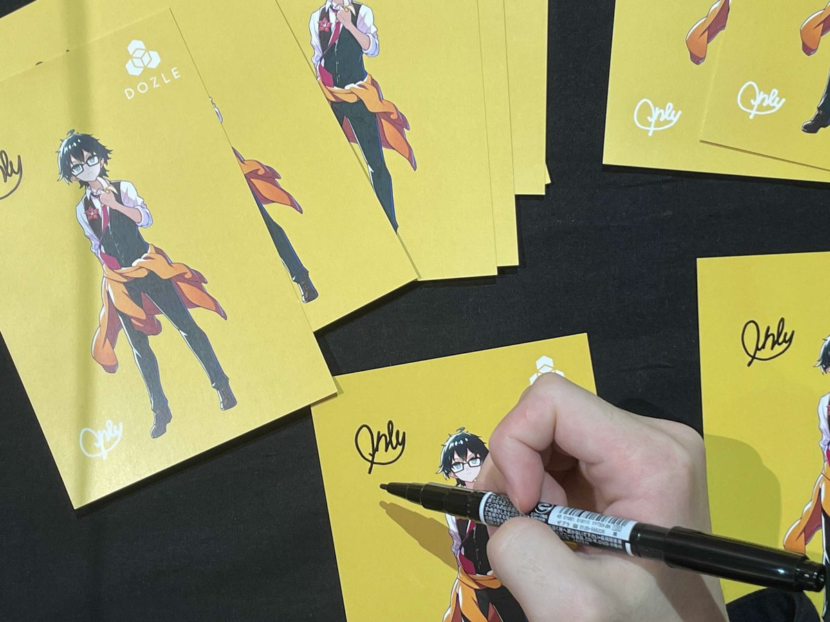 ドズル社 おんりー 直筆サイン入りポストカード ドズル社【公式】 on X