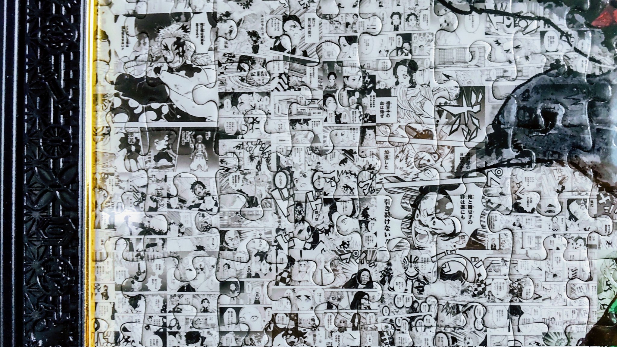 鬼滅の刃 吾峠呼世晴原画展1000ピース モザイクアート フレーム