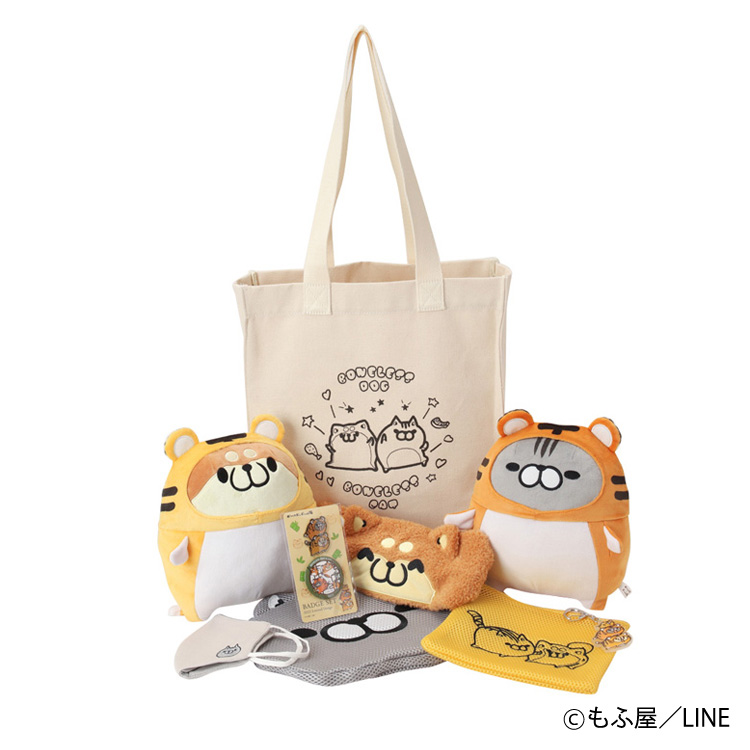 ボンレス犬とボンレス猫 福袋 ハッピーバック ぬいぐるみ 鏡餅