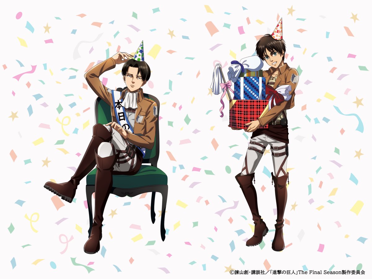 進撃の巨人 リヴァイ プリンスホテル 2種 10個 描き下ろし メタル缶