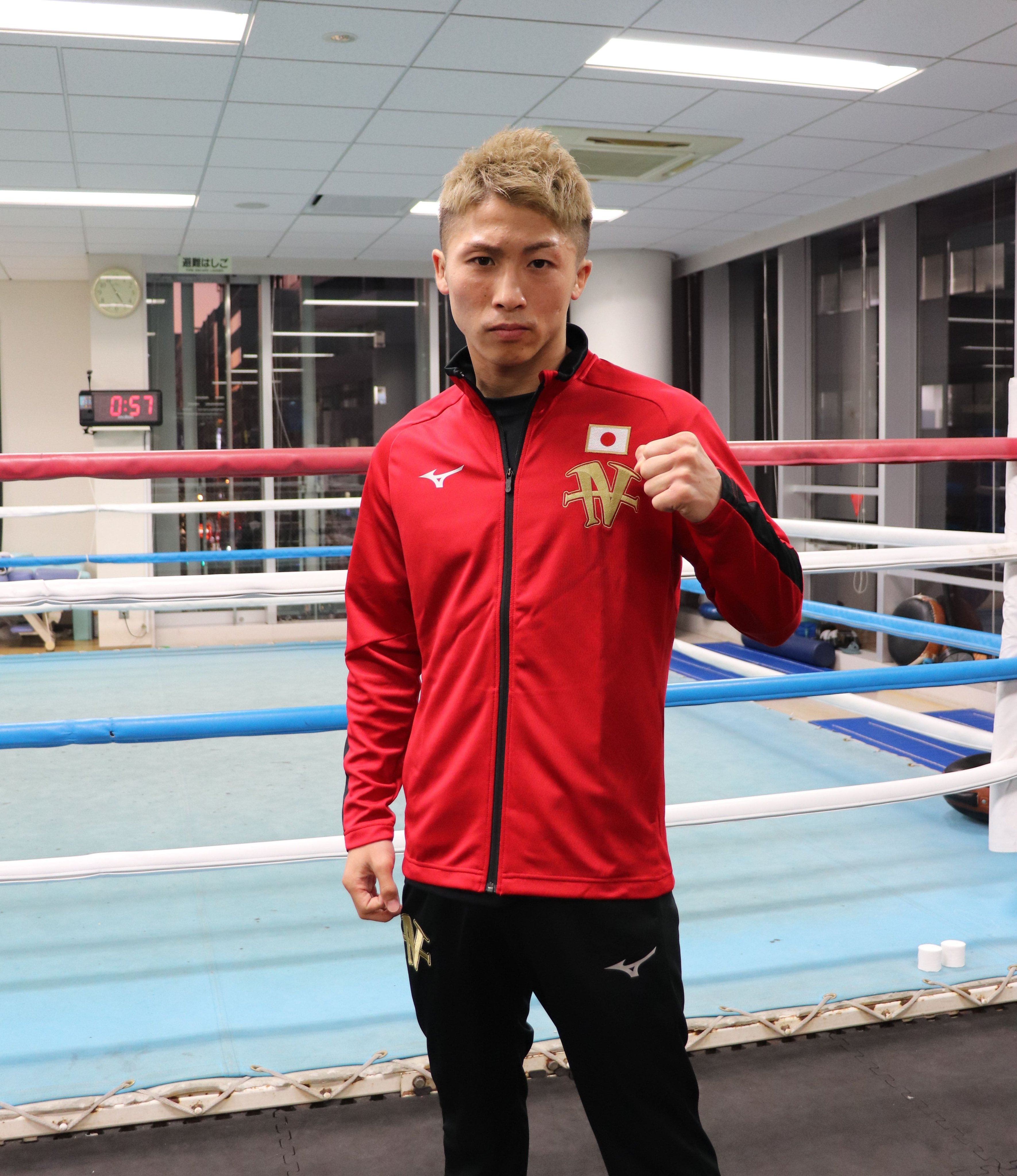 井上尚弥選手着用Mizuno ボクシングウェア セット Lサイズ 井上尚弥
