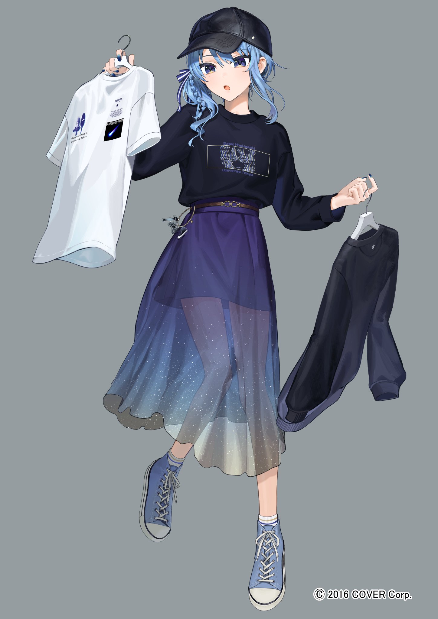 ホロライブ converse 星街すいせい tシャツ ホロライブ 星街すいせい