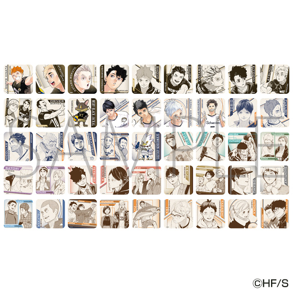 ハイキュー!!原画展/アートコースター全48種コンプリートBOX
