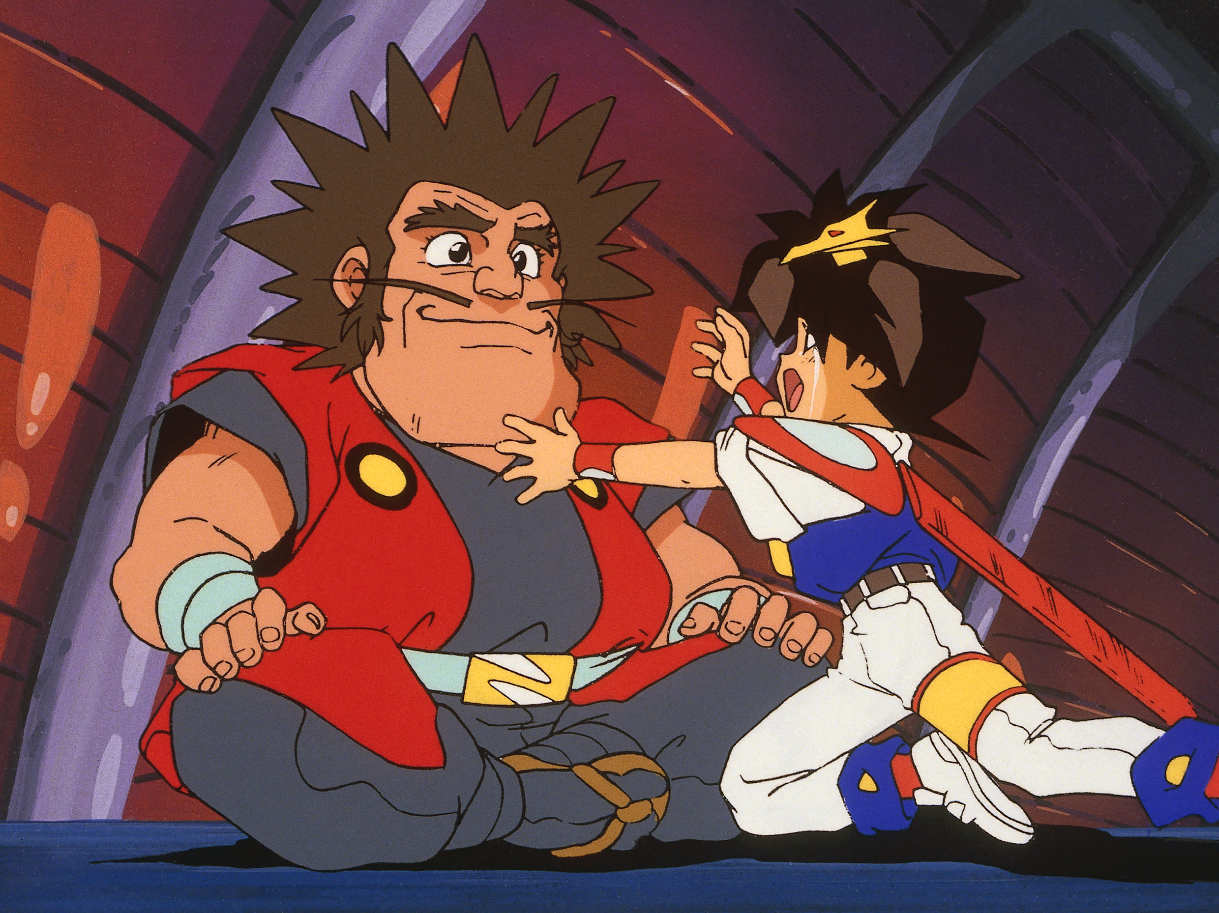 魔神英雄伝ワタル「ワタル×ヒミコ×シバラク☆セル画②」 魔神英雄伝