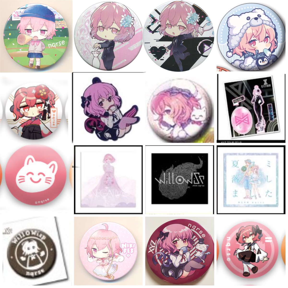 なるせ nqrse ひきフェス 缶バッジ98点セット なるせ nqrse ひきフェス