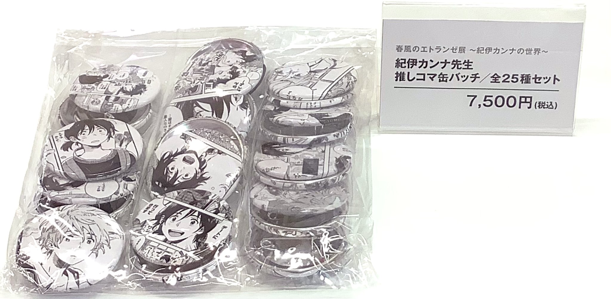 紀伊カンナ 春風のエトランゼ 缶バッジ 4種類 紀伊カンナ 春風の