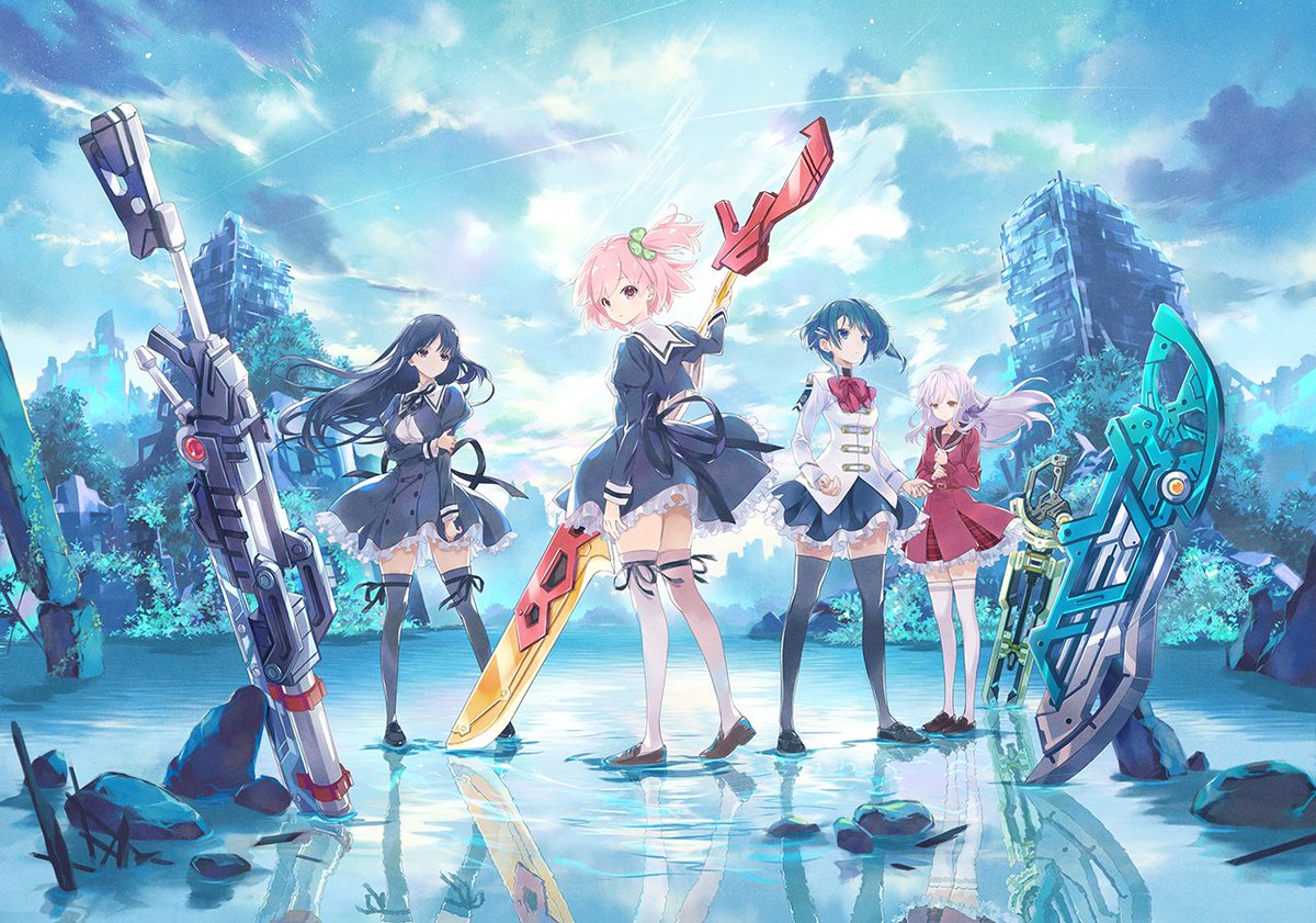 未使用品 アサルトリリィ ラスバレ 梨璃 夢結 複製原画 マルイ通販限定