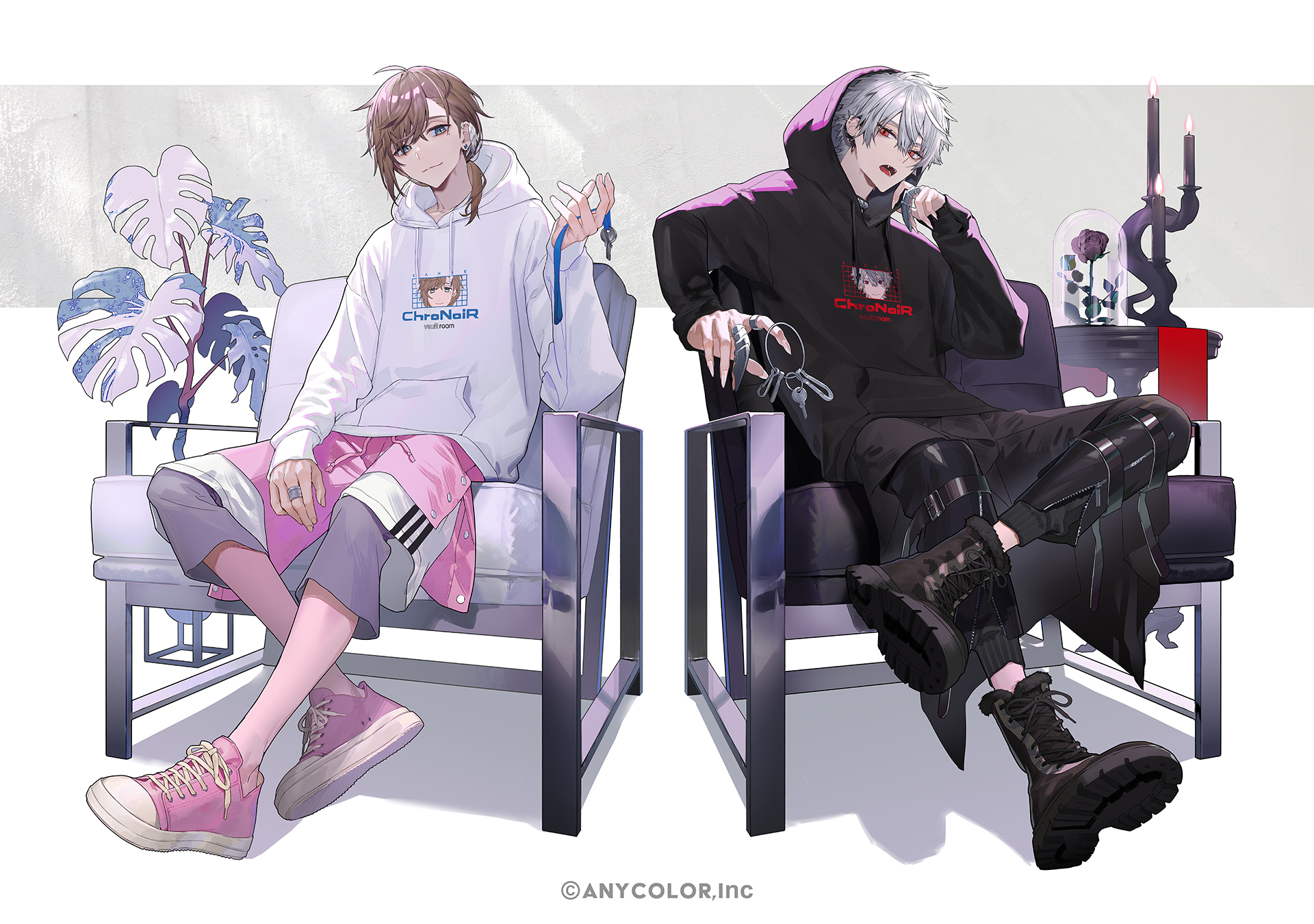 ChroNoiR vaultroomコラボアクリルジオラマ キーホルダー にじさんじ