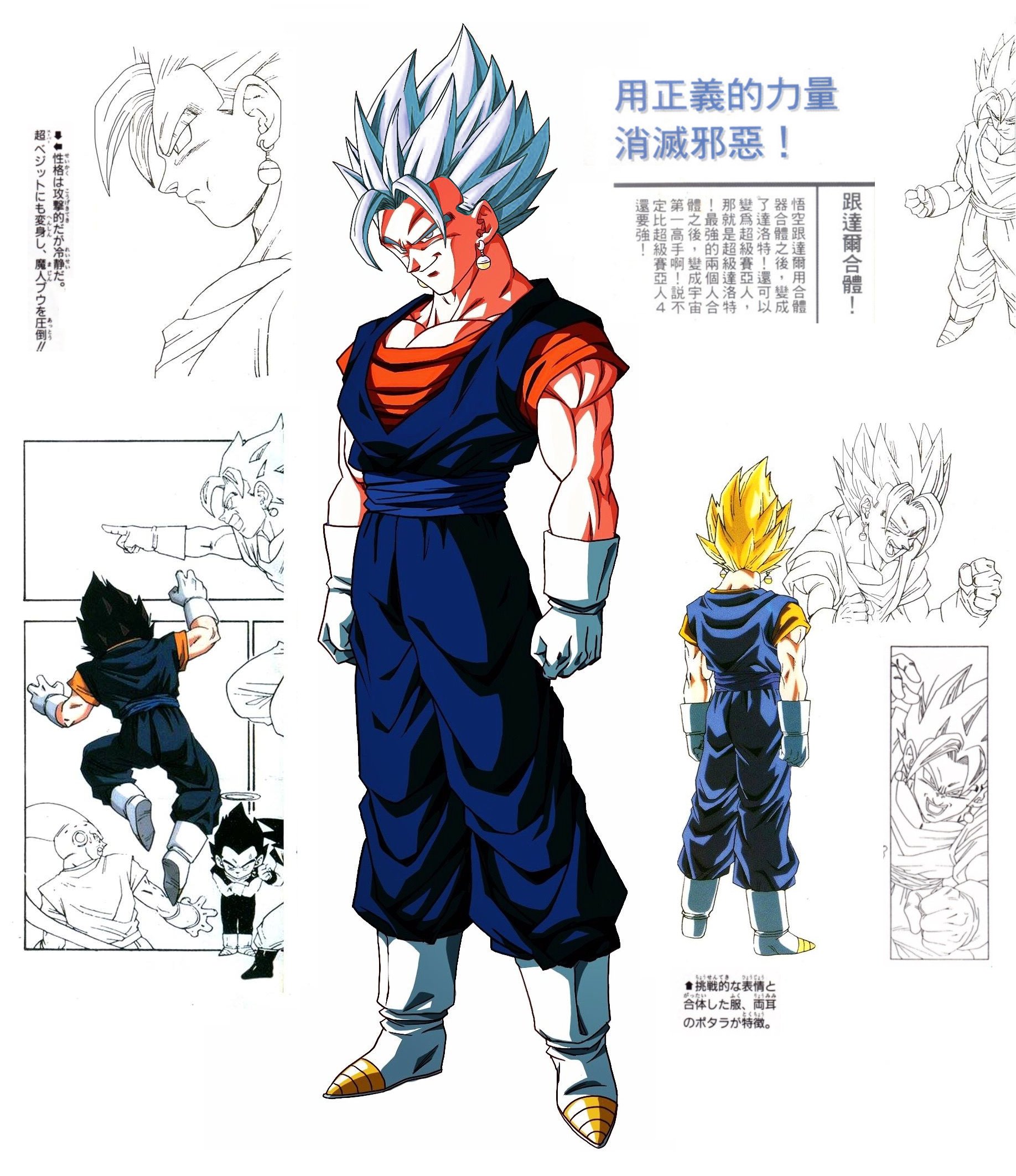 ドラゴンボール超 ベジット&トランクスVSザマス アートパネル 鳥山明