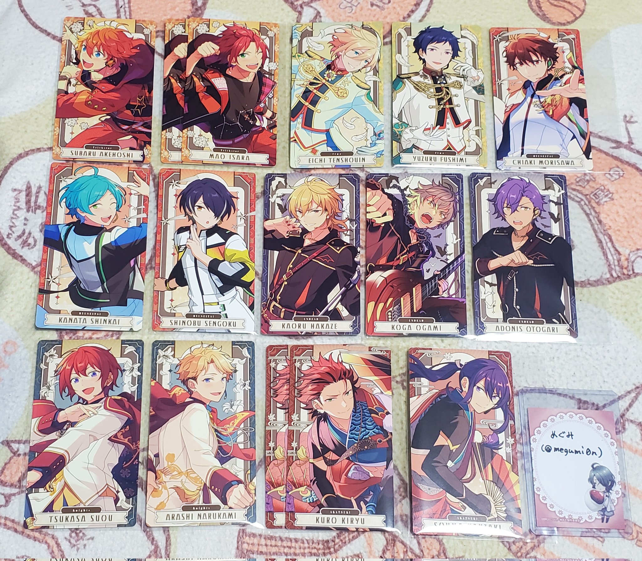 あんスタ 泉 ぱしゃこれ 箔押し 中国 星燦 3周年 4周年 招募 冬日 奇妙