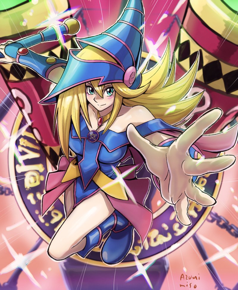 描けば出ると聞いてマジシャンガールを手直し。リアルに召喚したい