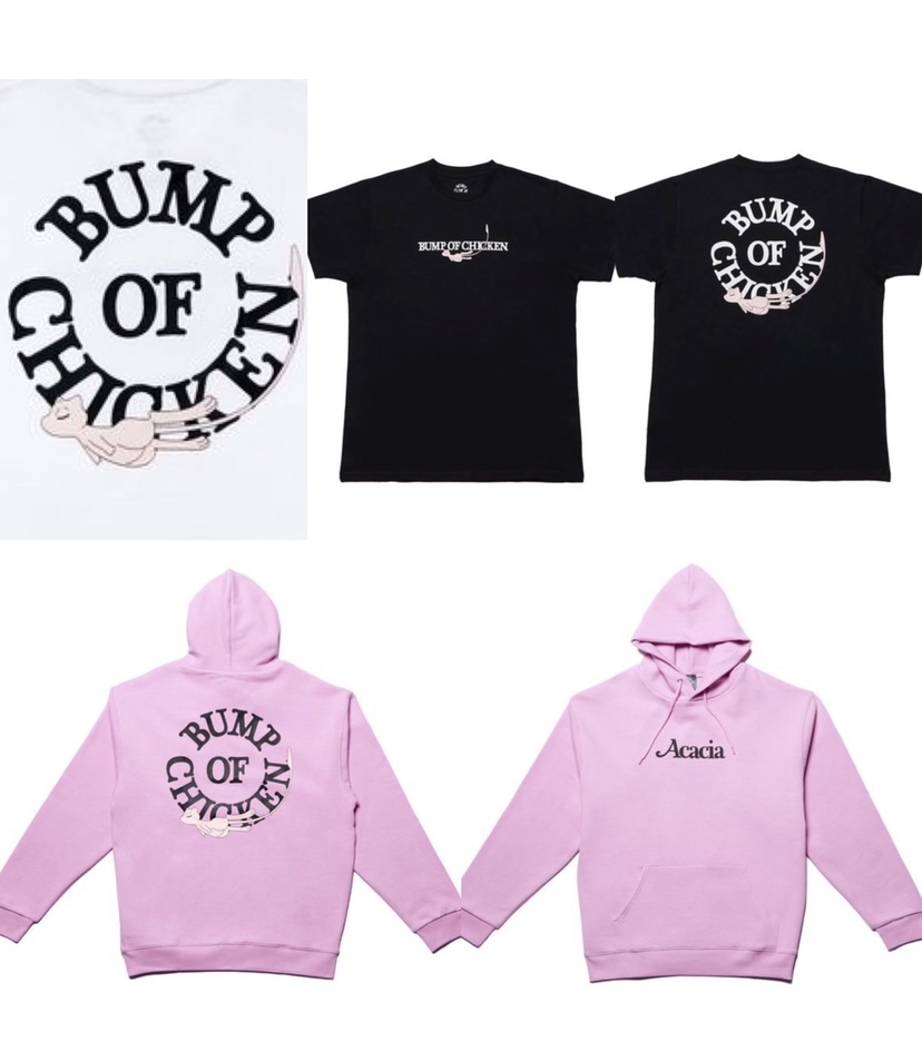 BUMP OF CHICKEN ポケモンミュウTシャツアカシアTシャツアカシア