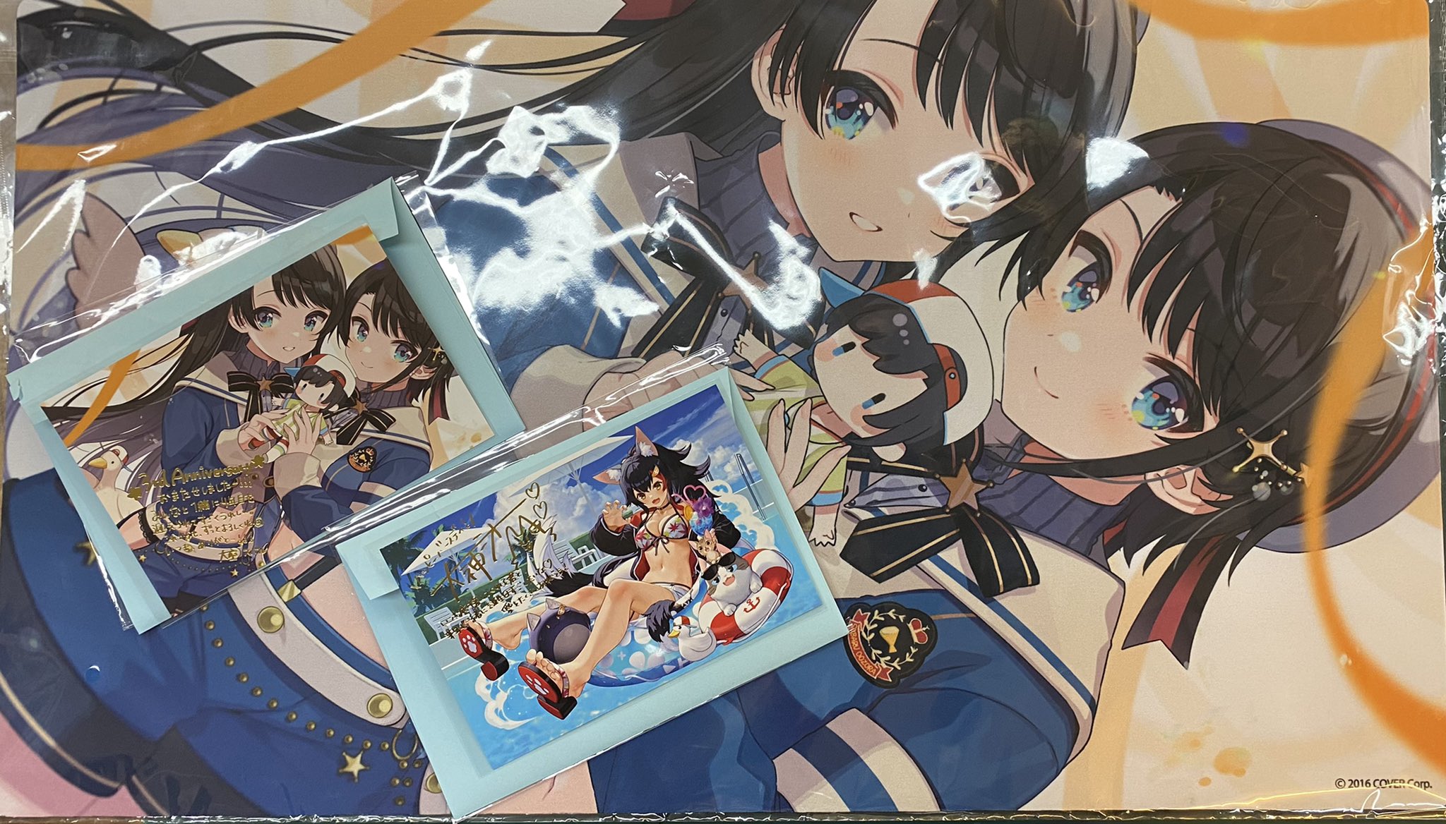 ホロライブ 大空スバル ラバーマット 活動三周年記念 ホロライブ 活動