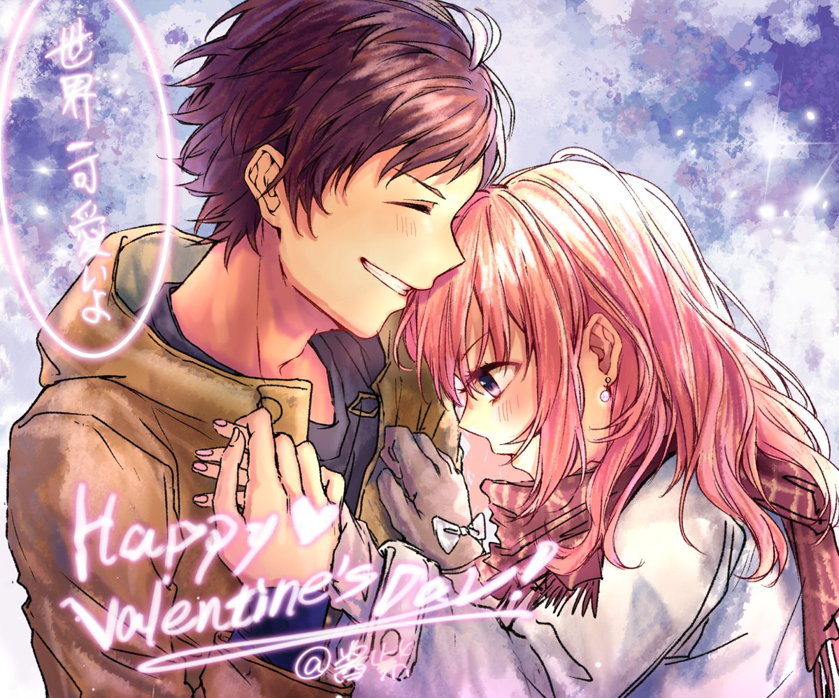 情人节❤️❤️❤️💍💍💍 #ハニワ美術部 #瀬戸口雛 #榎本虎太朗