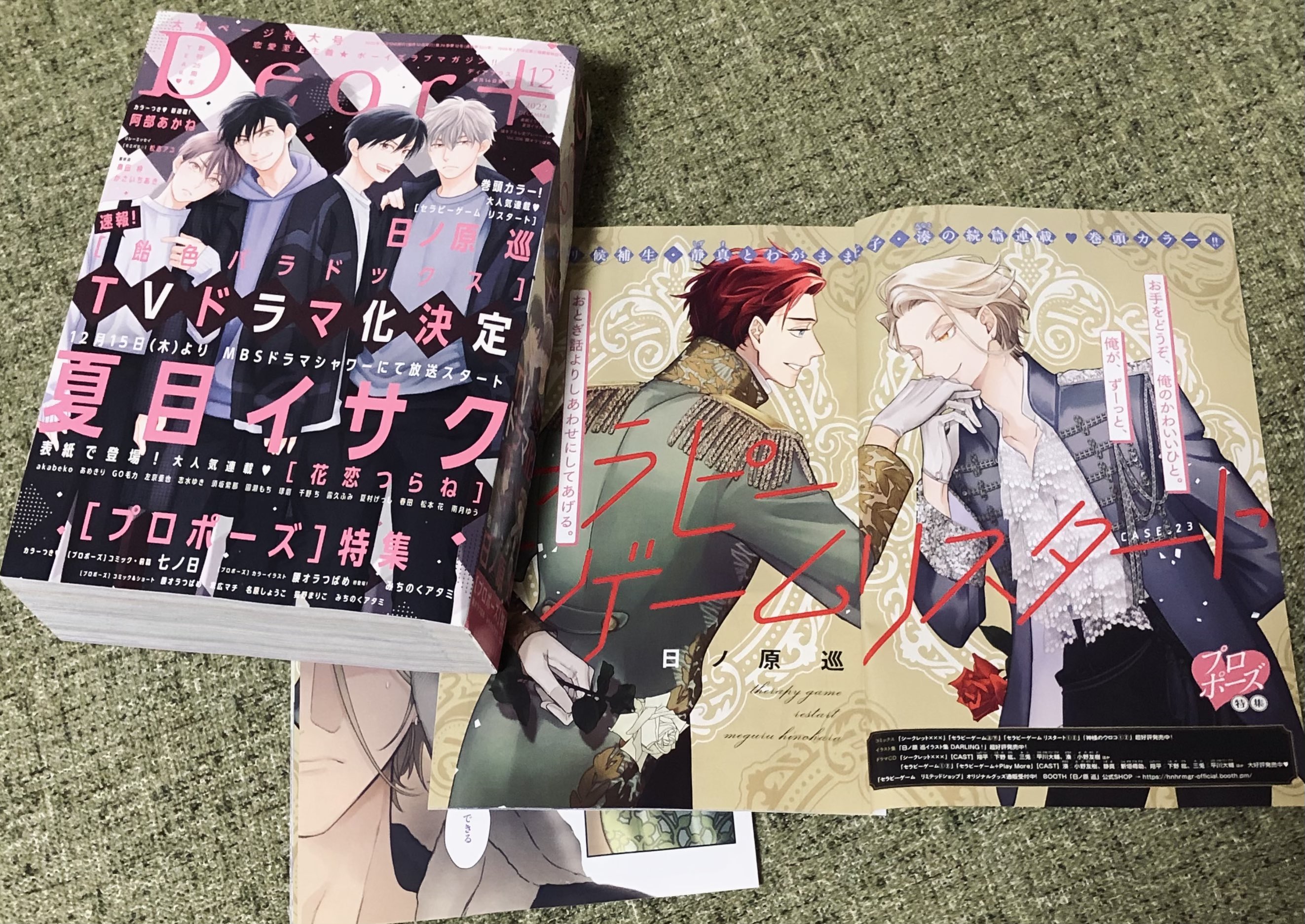 日ノ原巡 ディアプラス展 直筆サイン入り 複製原画 セラピーゲーム