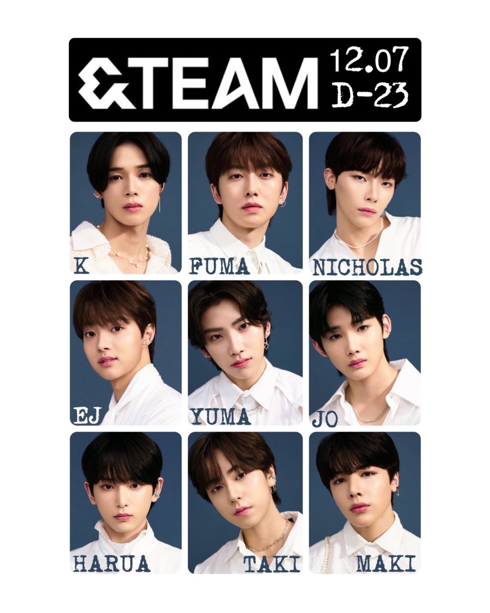 &TEAM NICHOLAS メンバーシップ FC限定 会場限定トレカ &TEAM