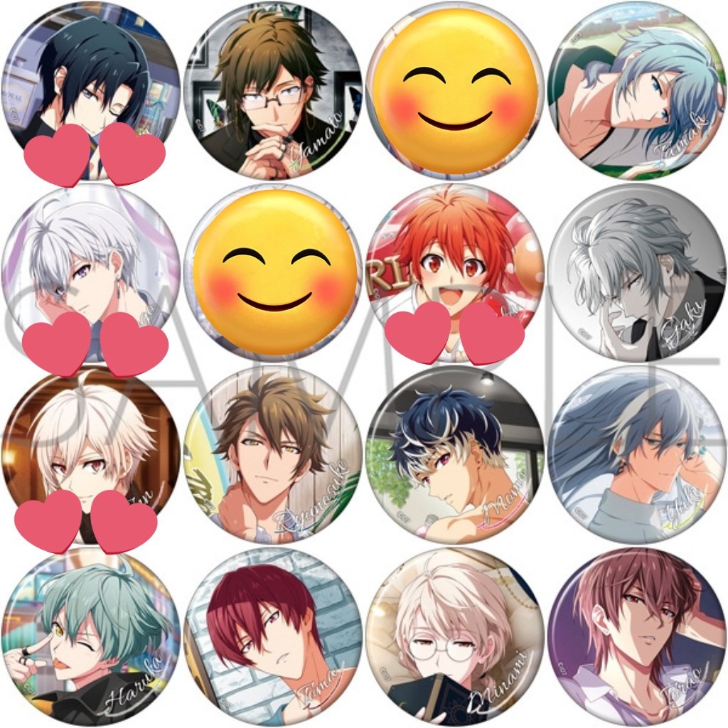 アイナナ sugao 缶バッジ 七瀬陸*30 【公式通販】