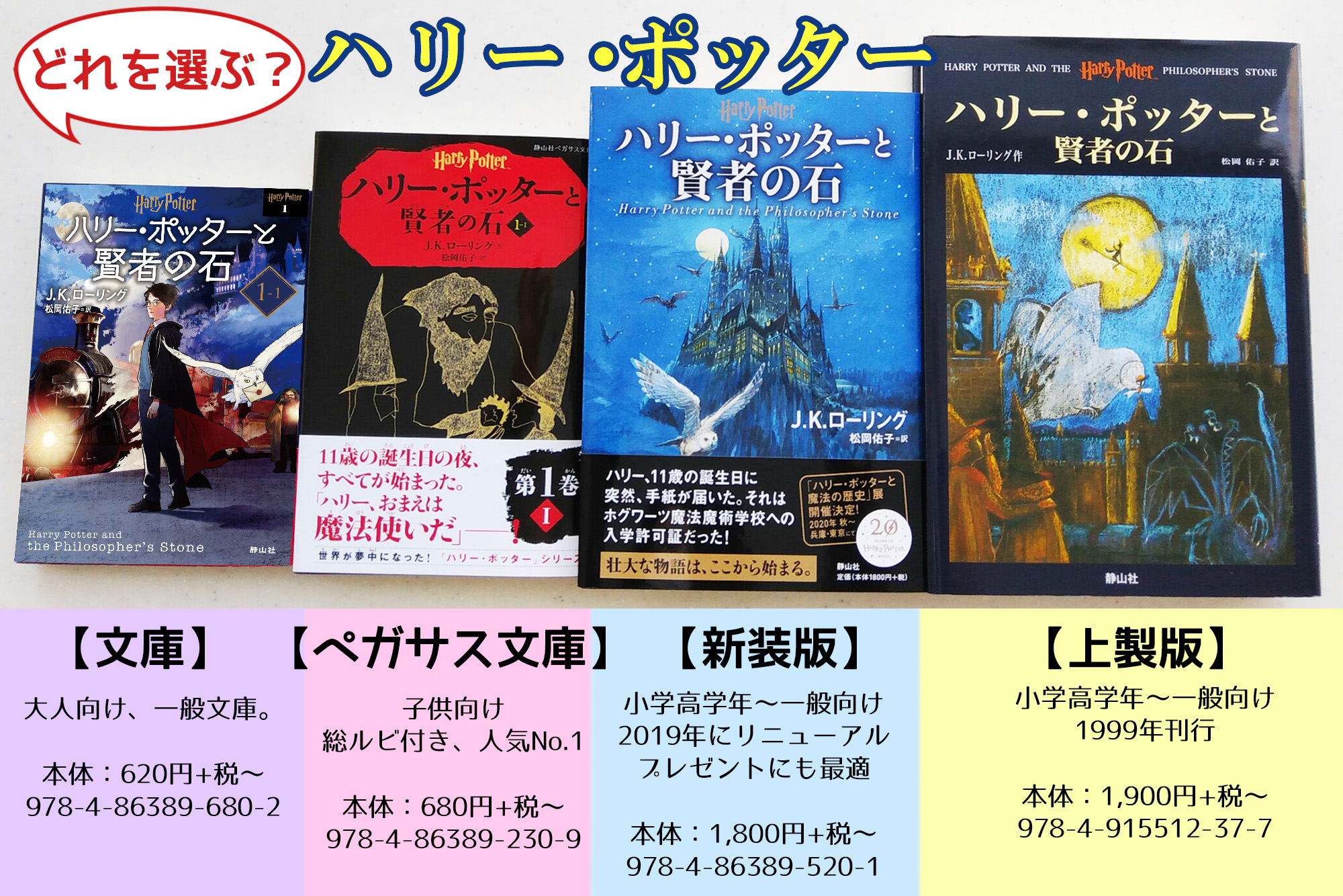 一部帯付】ハリーポッター 1～20冊 文庫版 全巻 呪いの子 ペガサス文庫